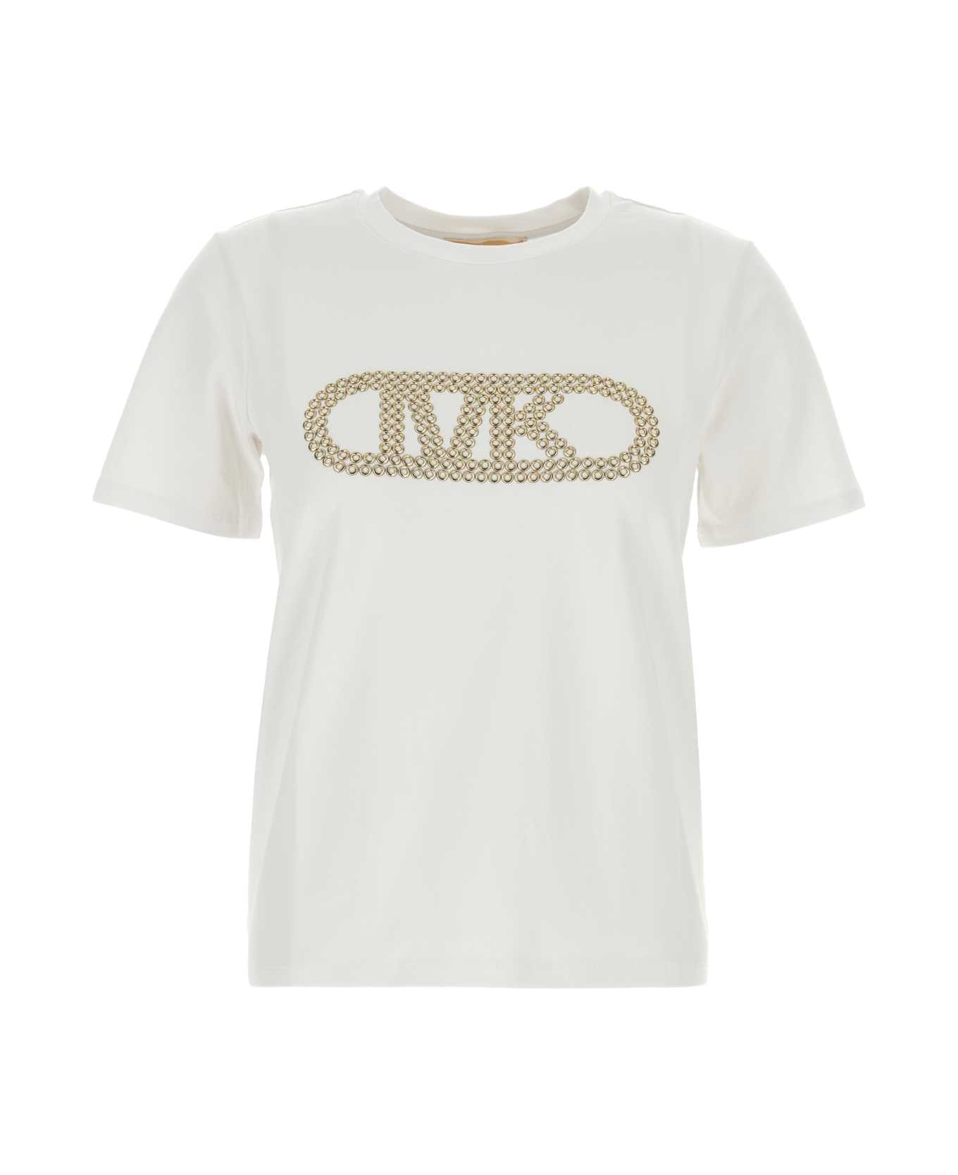 Michael Kors White Cotton T-shirt - WHITE