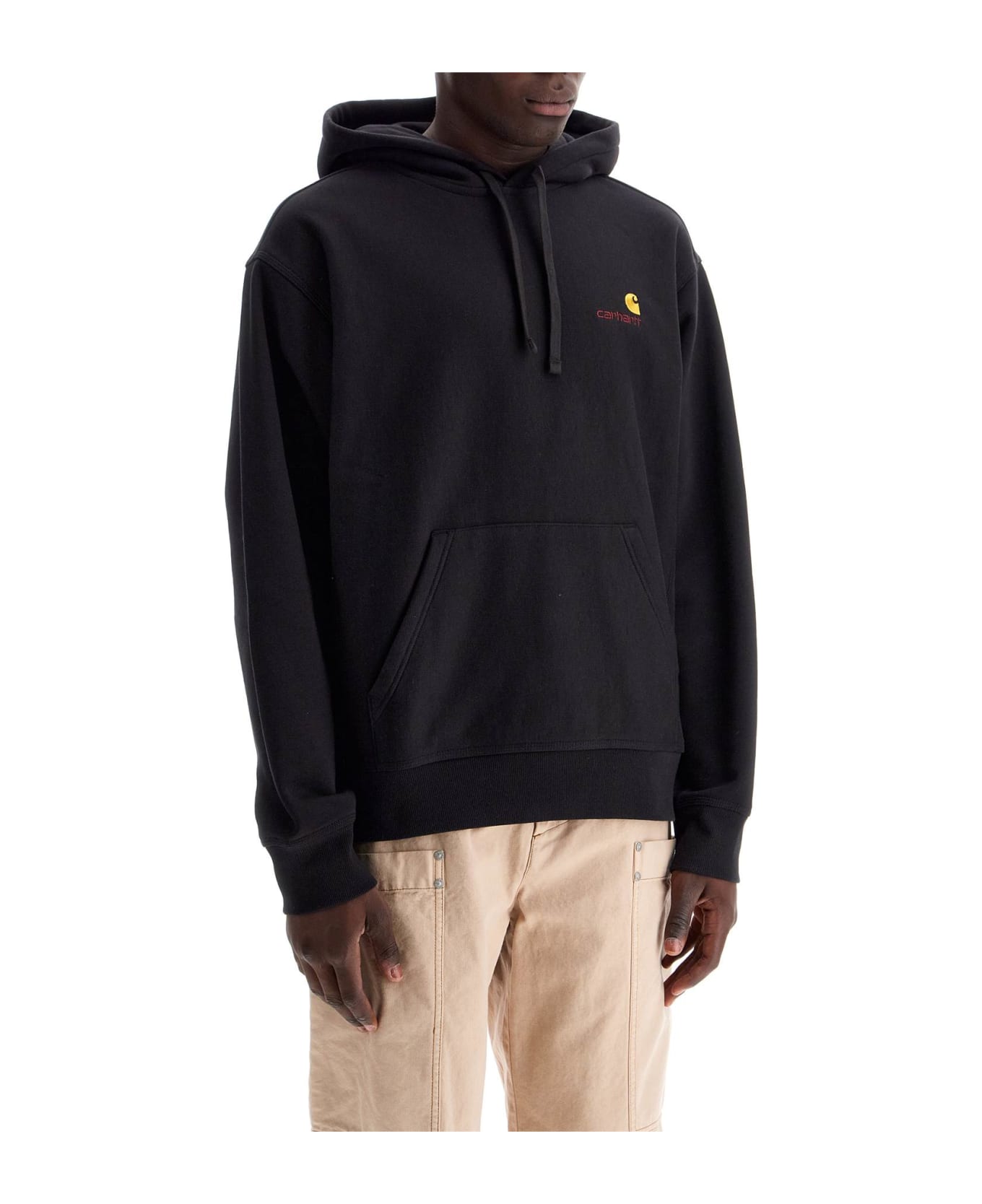 Carhartt Hoodie With Mini Logo - BLACK