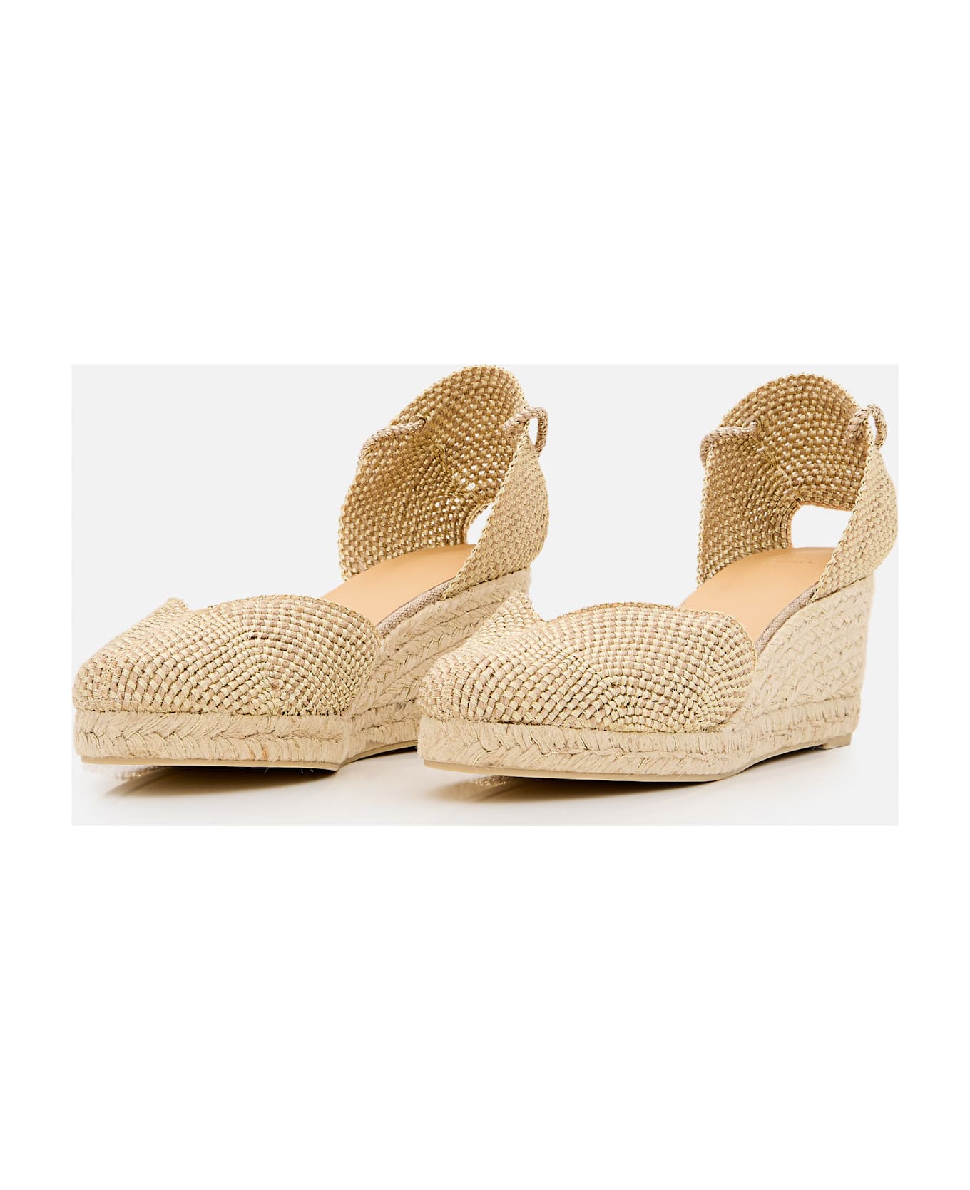 Castañer Espadrillas Wedge - Oro