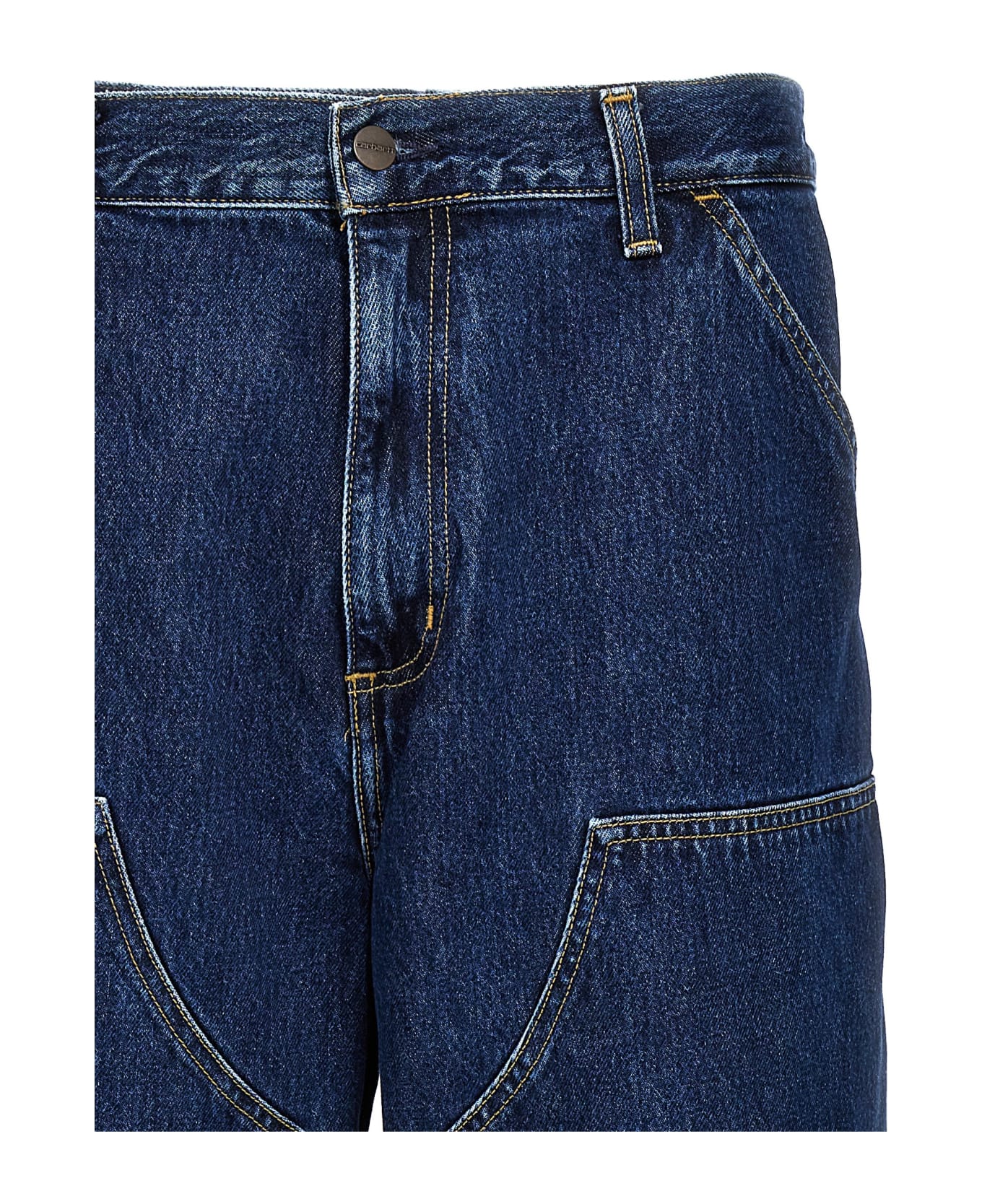 Carhartt 'double Knee' Jeans - Blu denim デニム