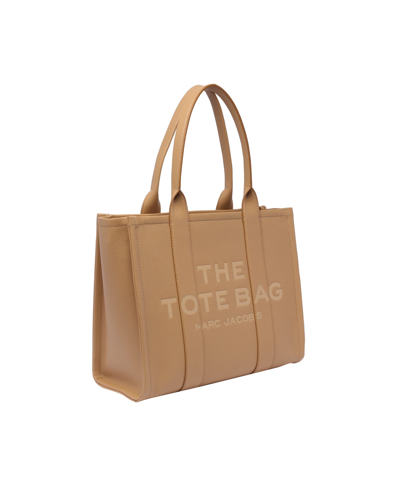 Marc Jacobs The Leather Large Tote Bag - Beige トートバッグ