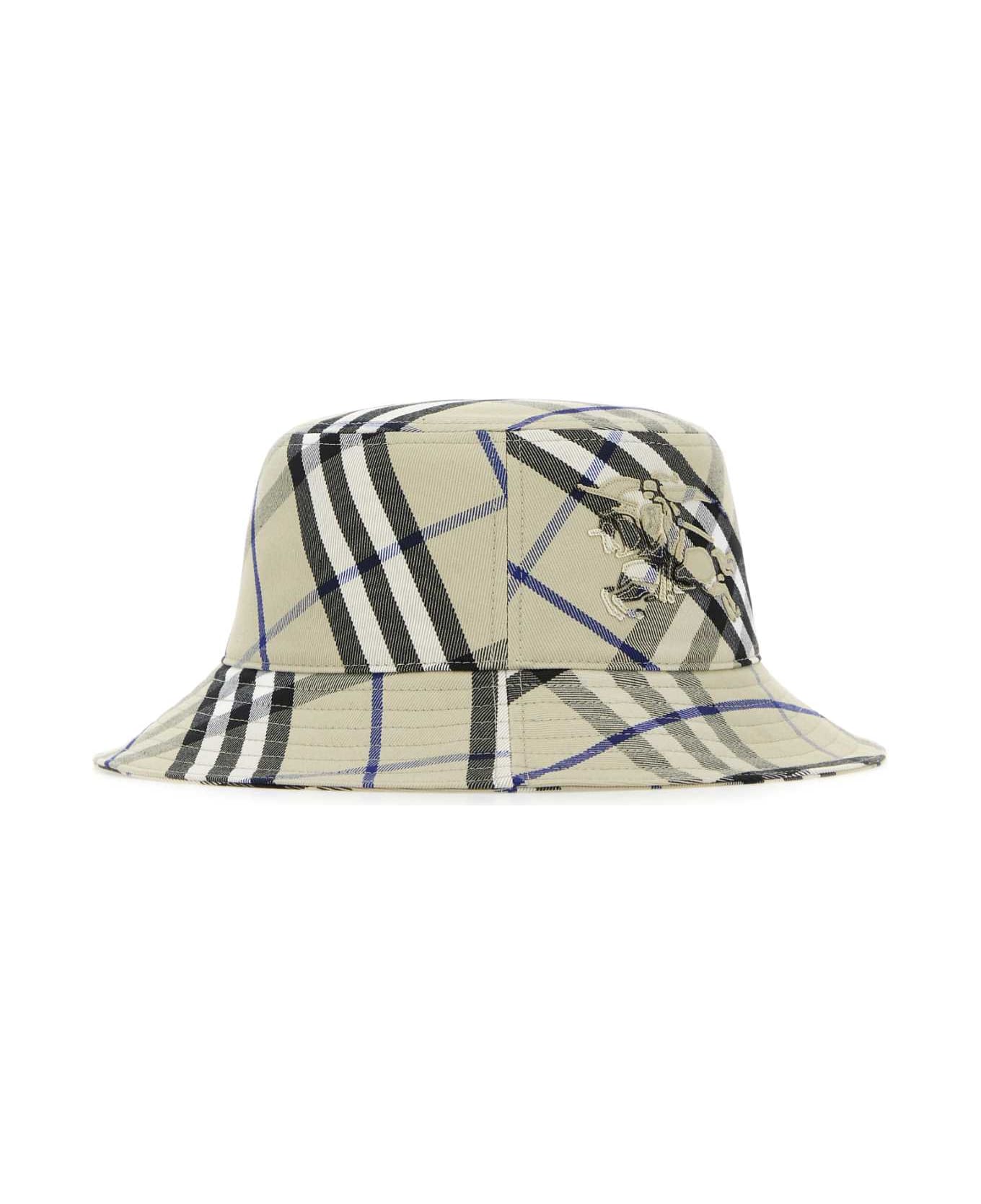 Burberry Printed Polyester Blend Bucket Hat - LICHEN