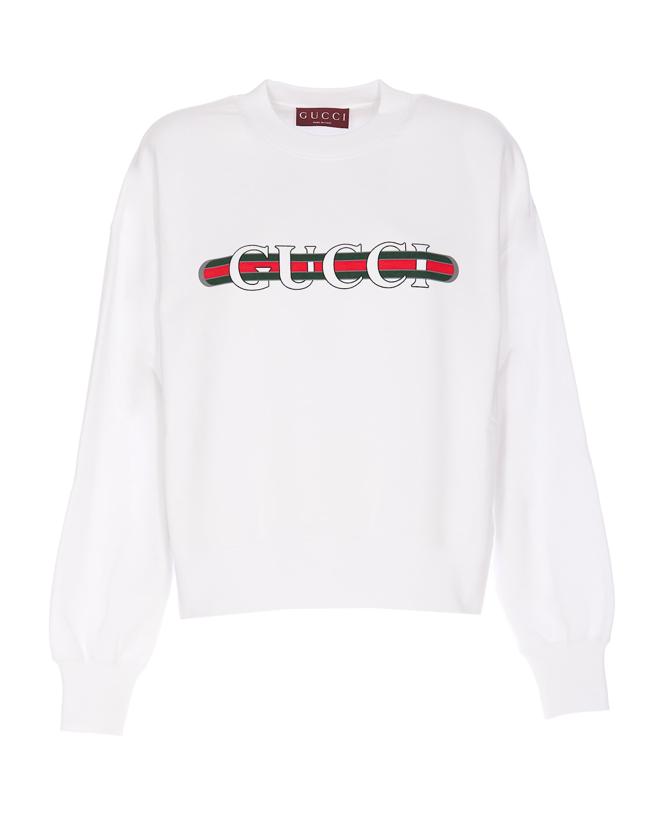 Gucci Print Sweatshirt - White