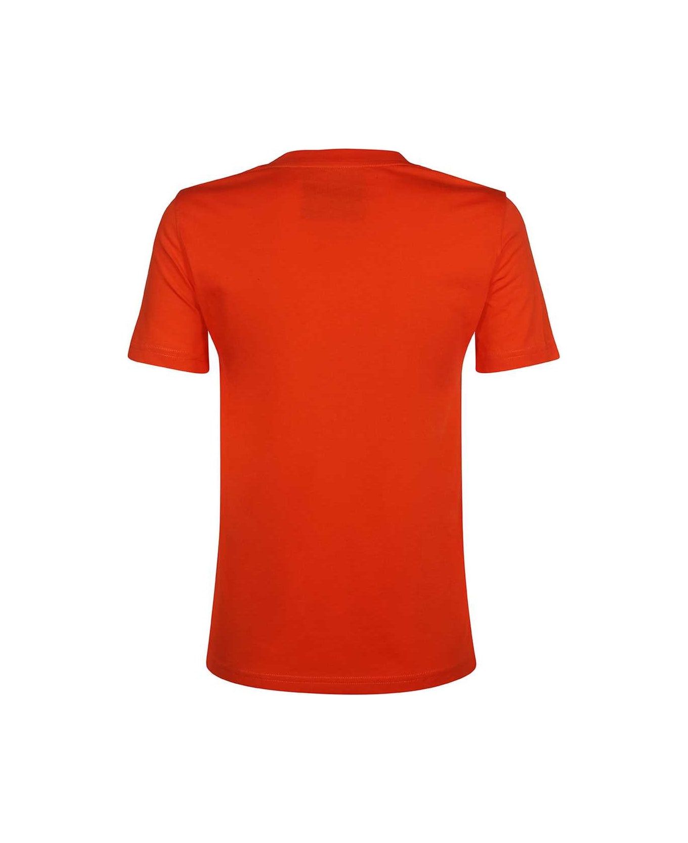 Moschino Logo Crew-neck T-shirt - red Tシャツ
