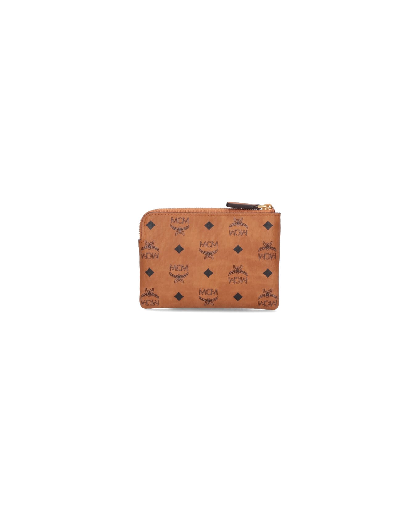 MCM 
aren
 Zip Purse - Brown