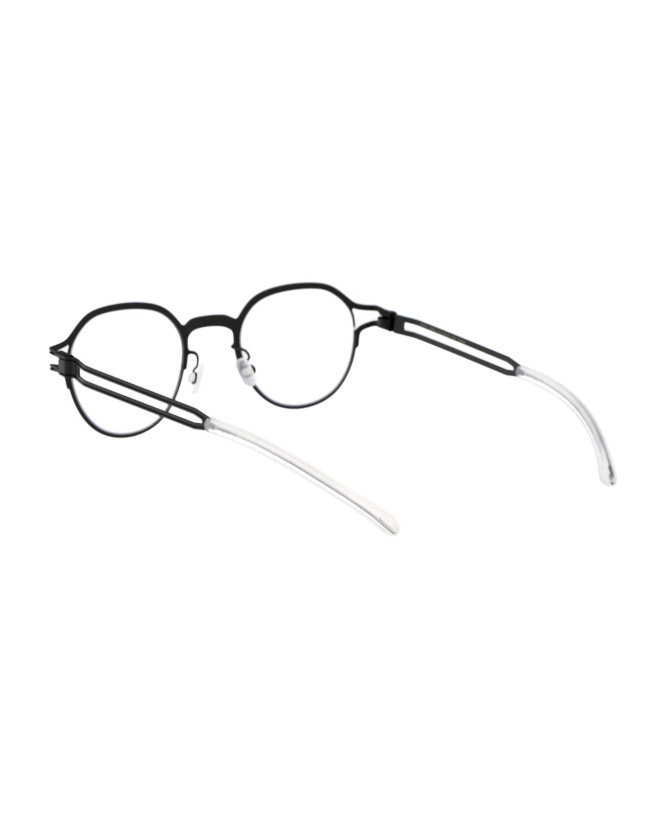 Mykita Vaasa Glasses - 515 Storm Grey/Black Clear