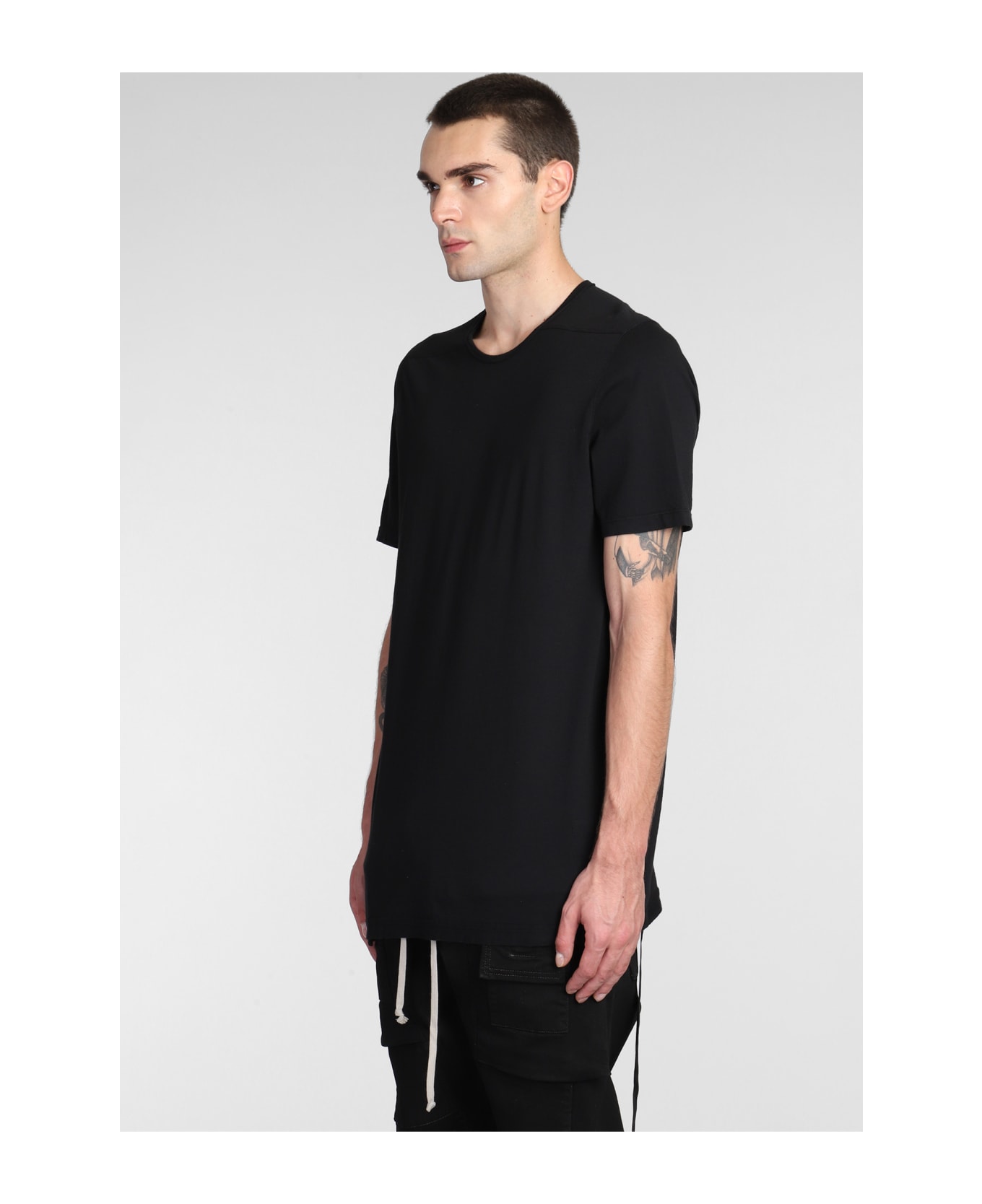 DRKSHDW Level T T-shirt In Black Cotton - Black