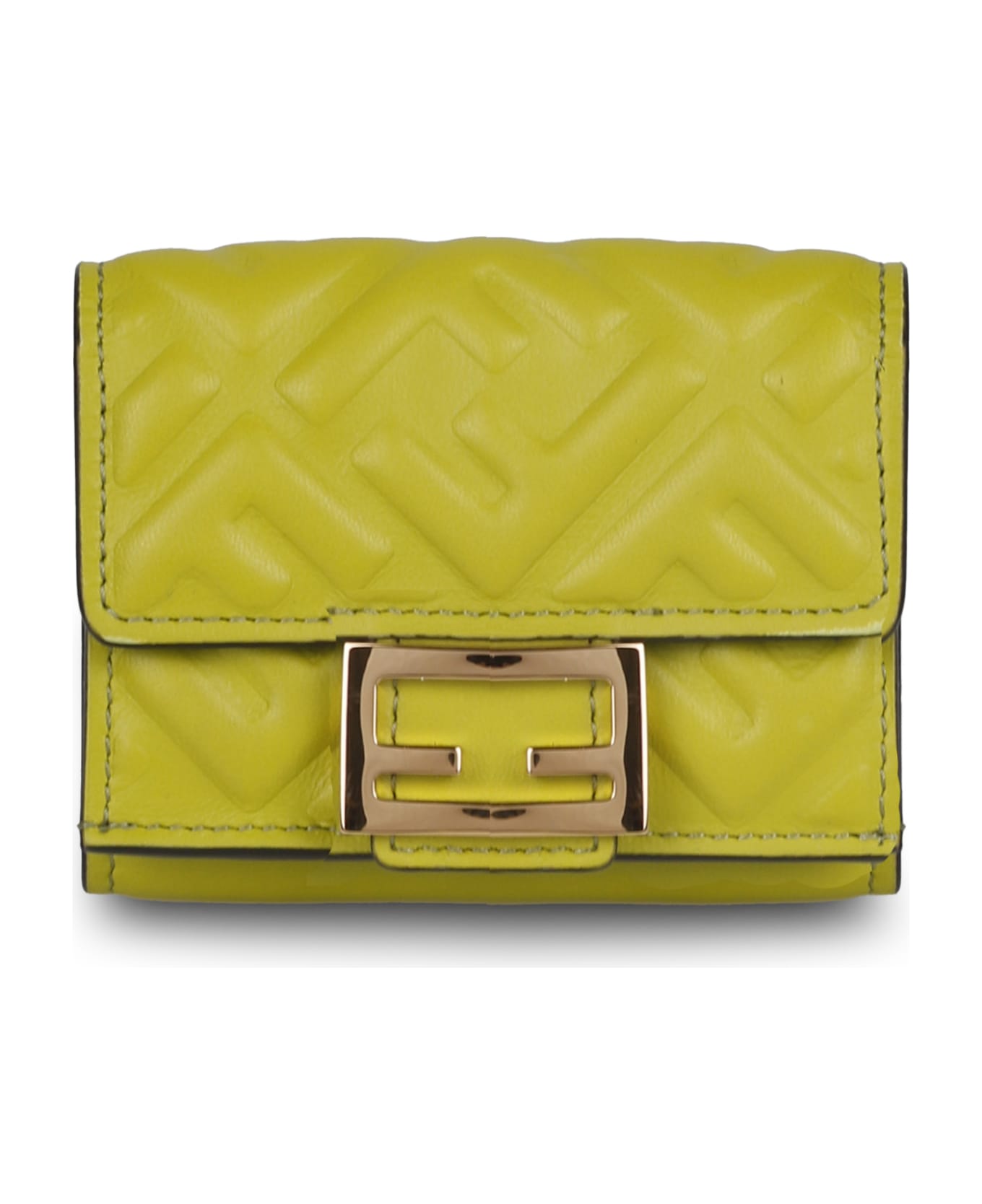 Fendi 'tri-fold Baguette' Wallet - Green