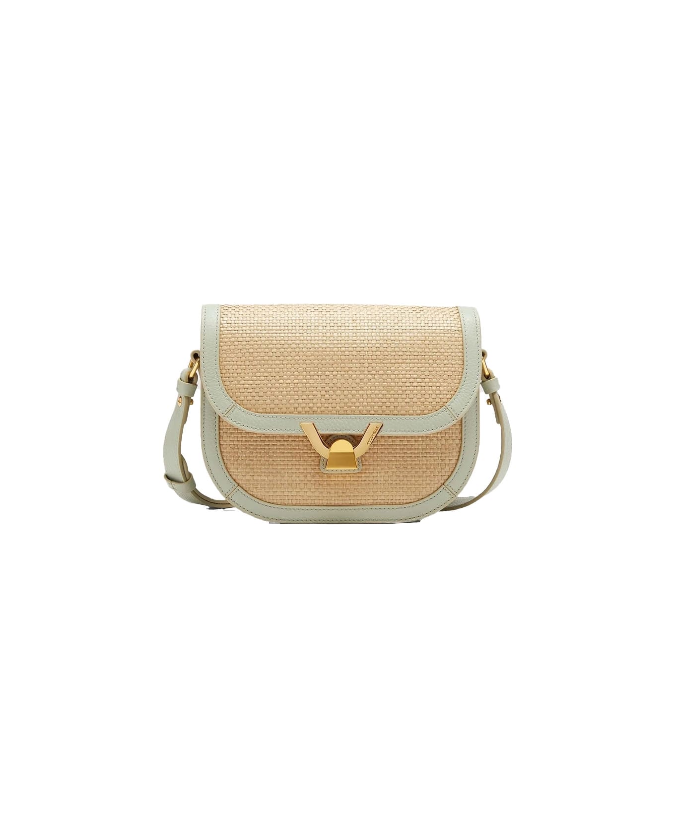 Coccinelle Dew Straw Small Bag - Natural/cela gr.