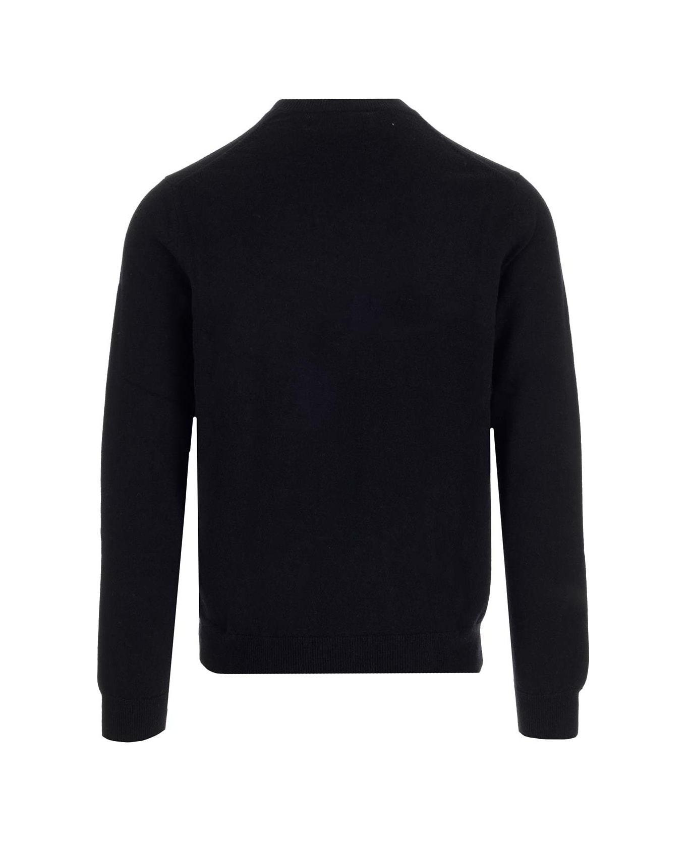 Comme des Garçons Shirt Wool Crewneck Sweater - Black