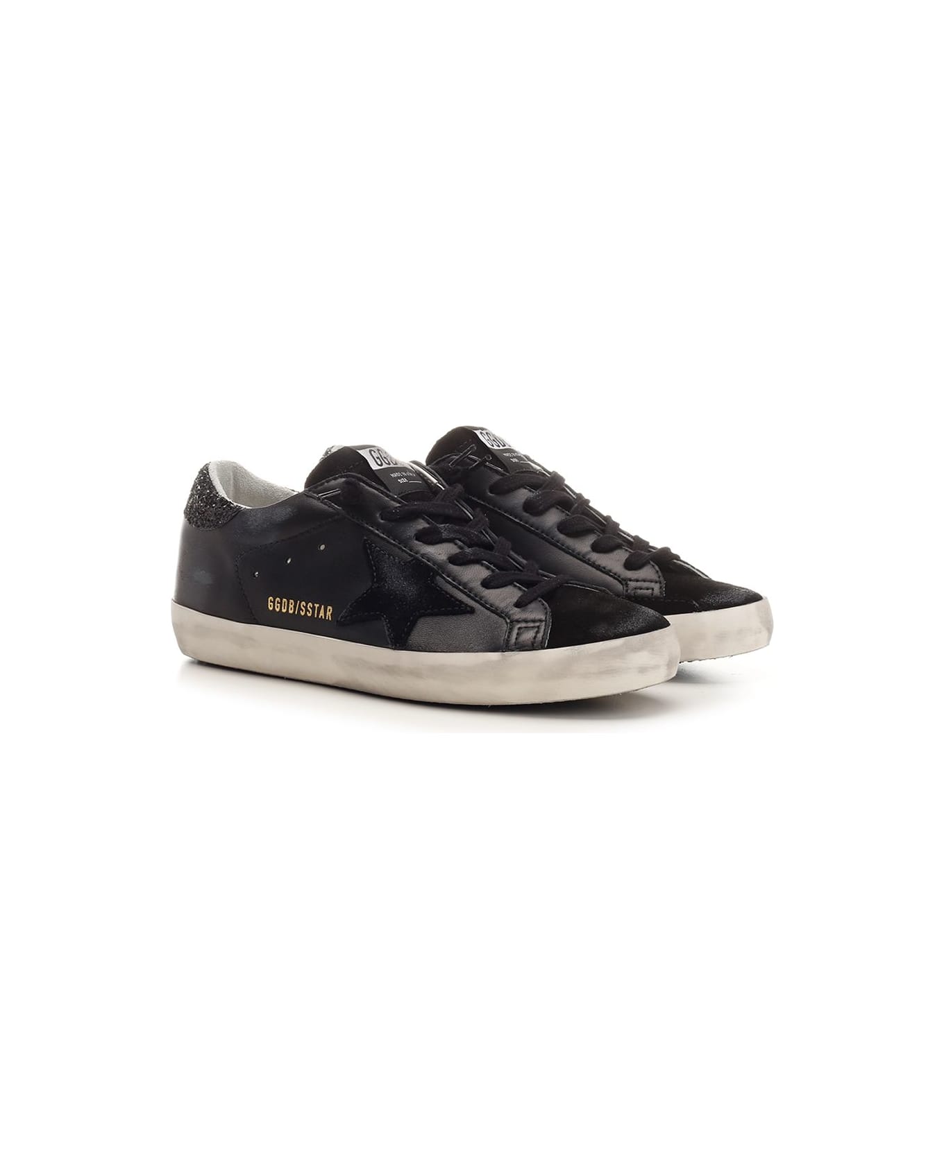 Golden Goose 'super-star' Sneakers - BLACK