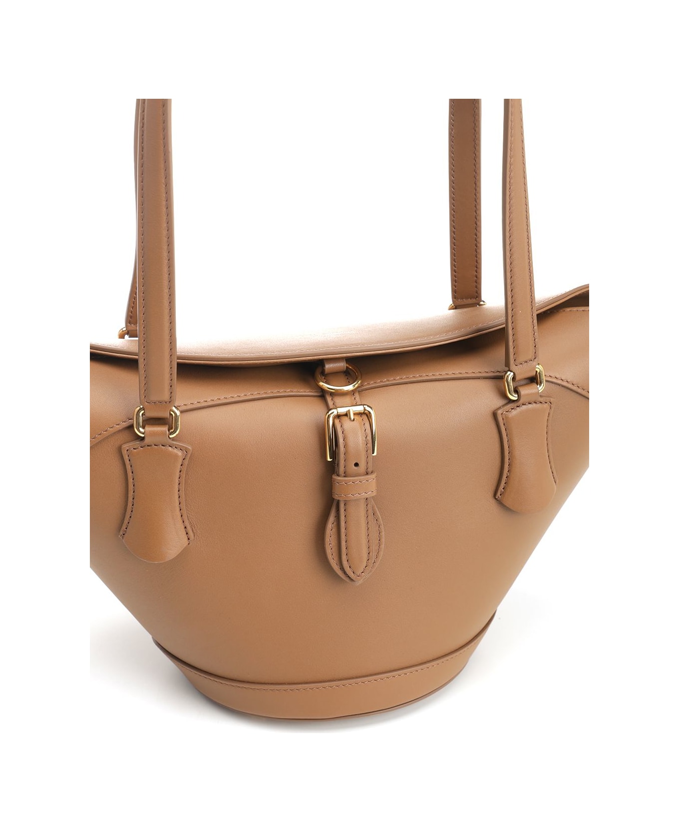 Dolce 
Gabbana Leather Shoulder Bag - Caramello