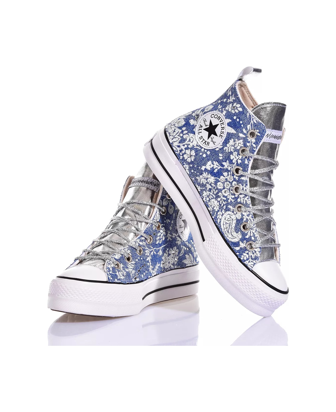 Mimanera Converse Platform Flower Jeans