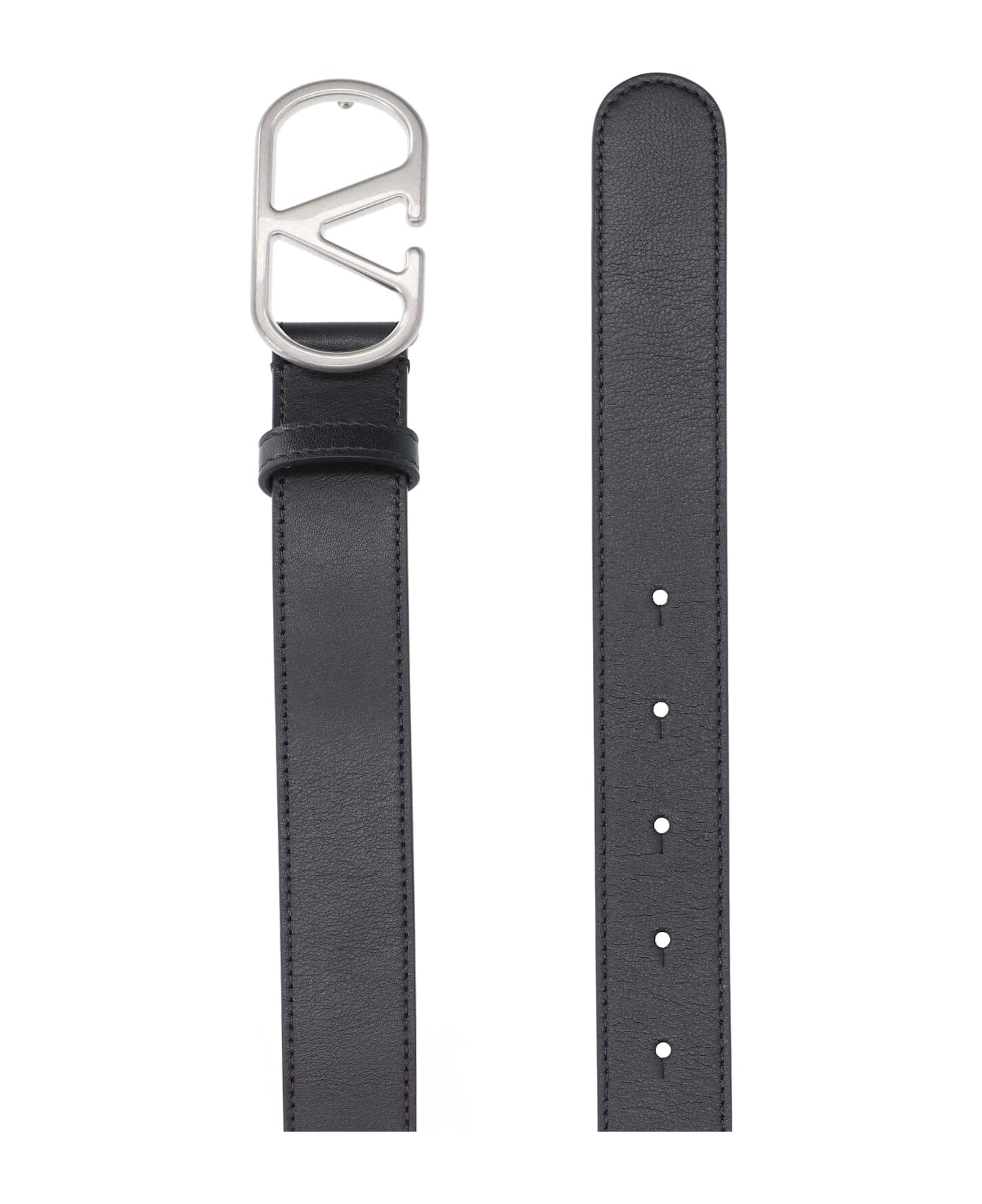 Valentino Garavani "vlogo Signature" Belt - Black  