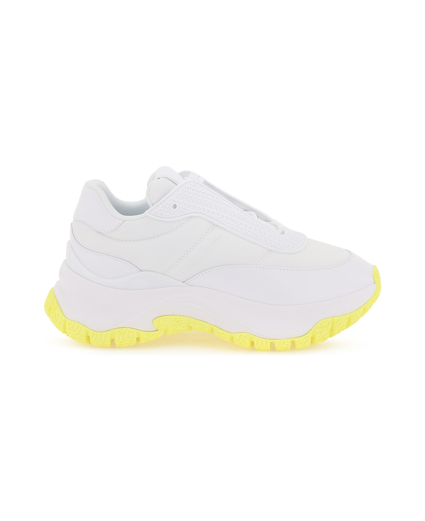 Marc Jacobs The Lazy Runner Sneakers - WHITE YELLOW (White)