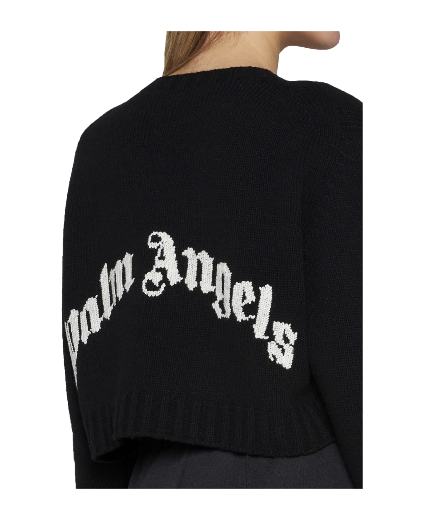 Palm Angels Sweater - Nero e Bianco