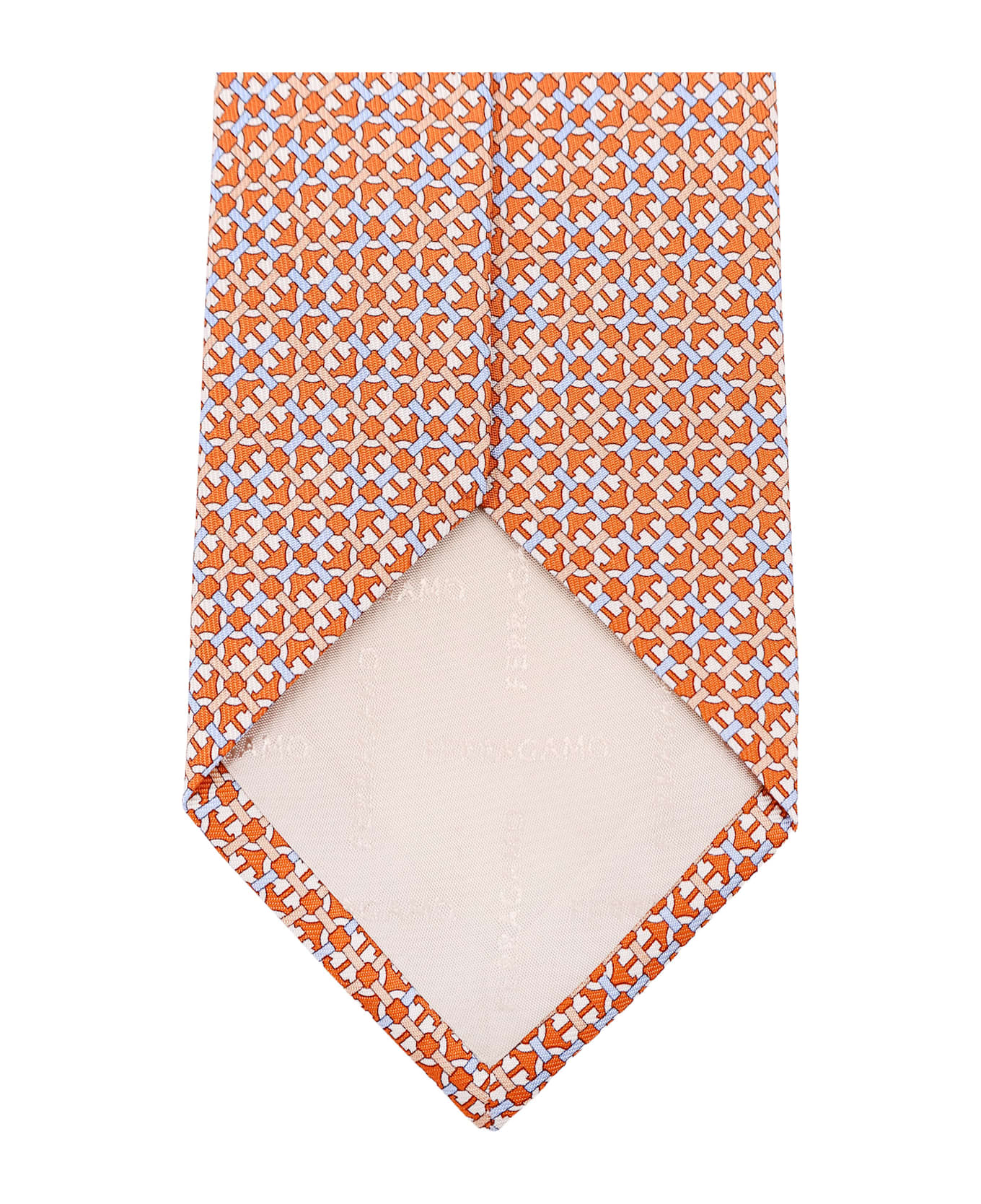 Ferragamo Silk Tie - Orange