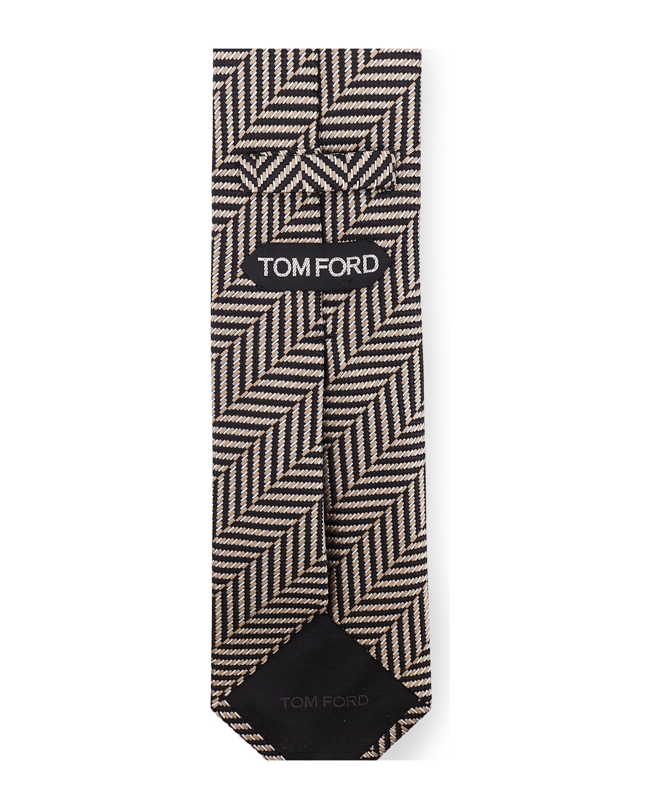 Tom Ford Silk Tie - WARM BRONZE MULTICOLOR