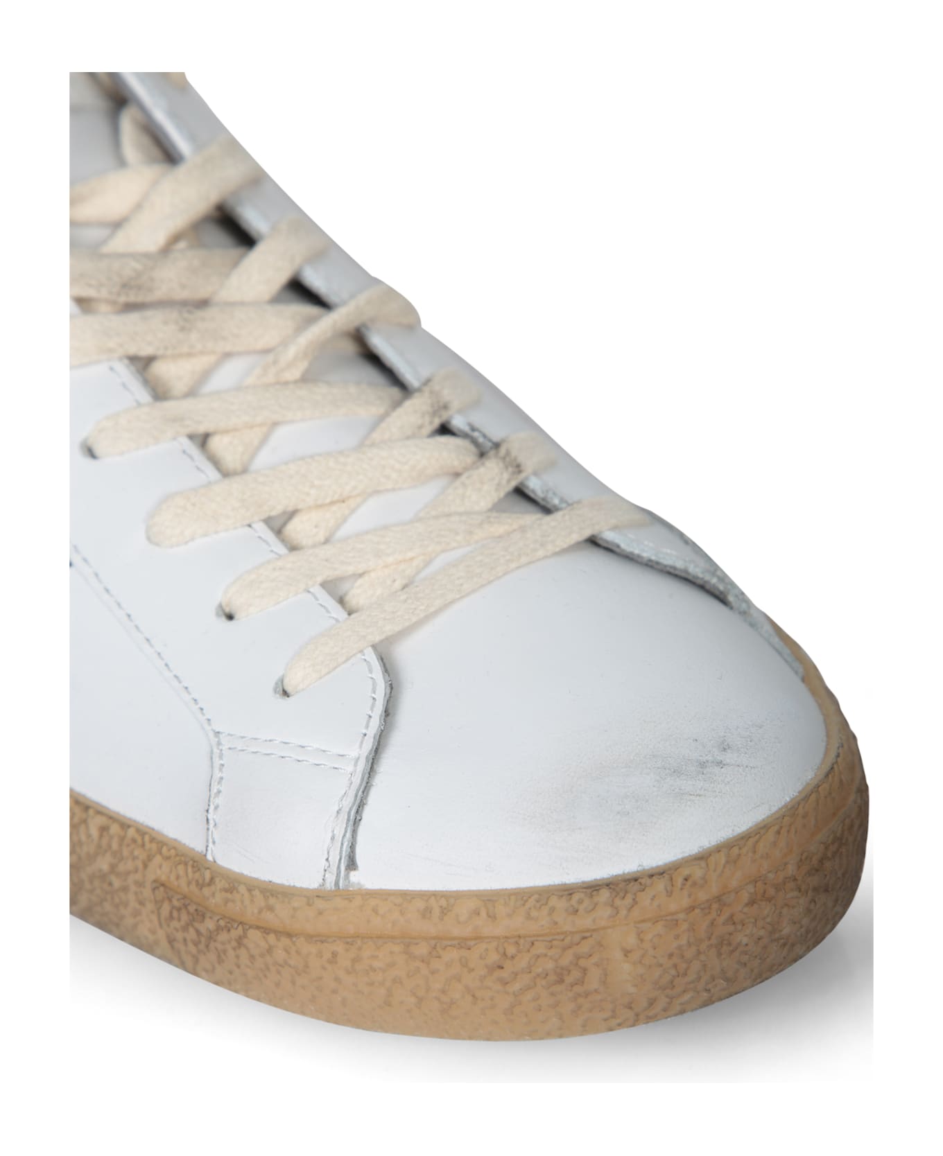Philippe Model Prsx Low Sneakers In White And Grey - White