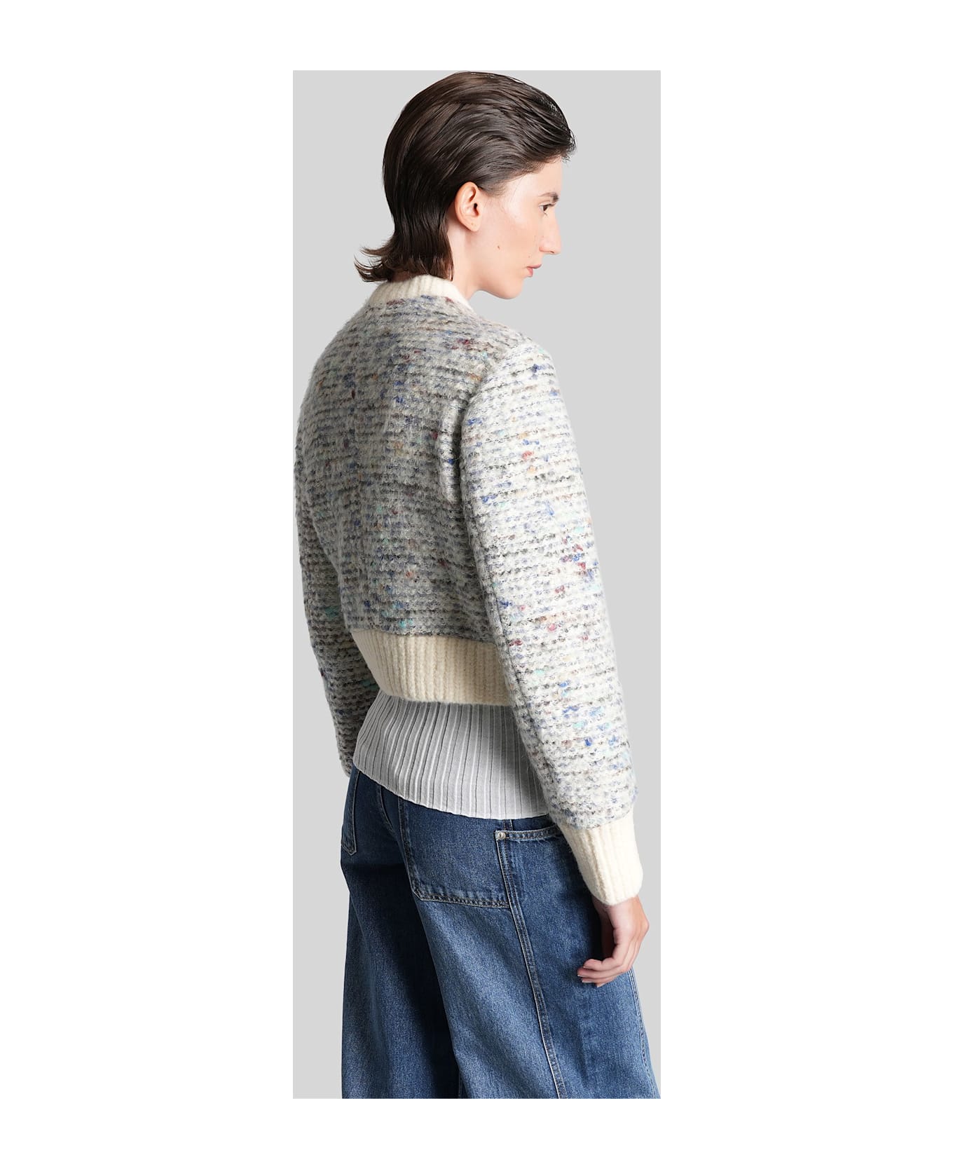 IRO Selim Bomber Jacket In Multicolor Acrylic - multicolor