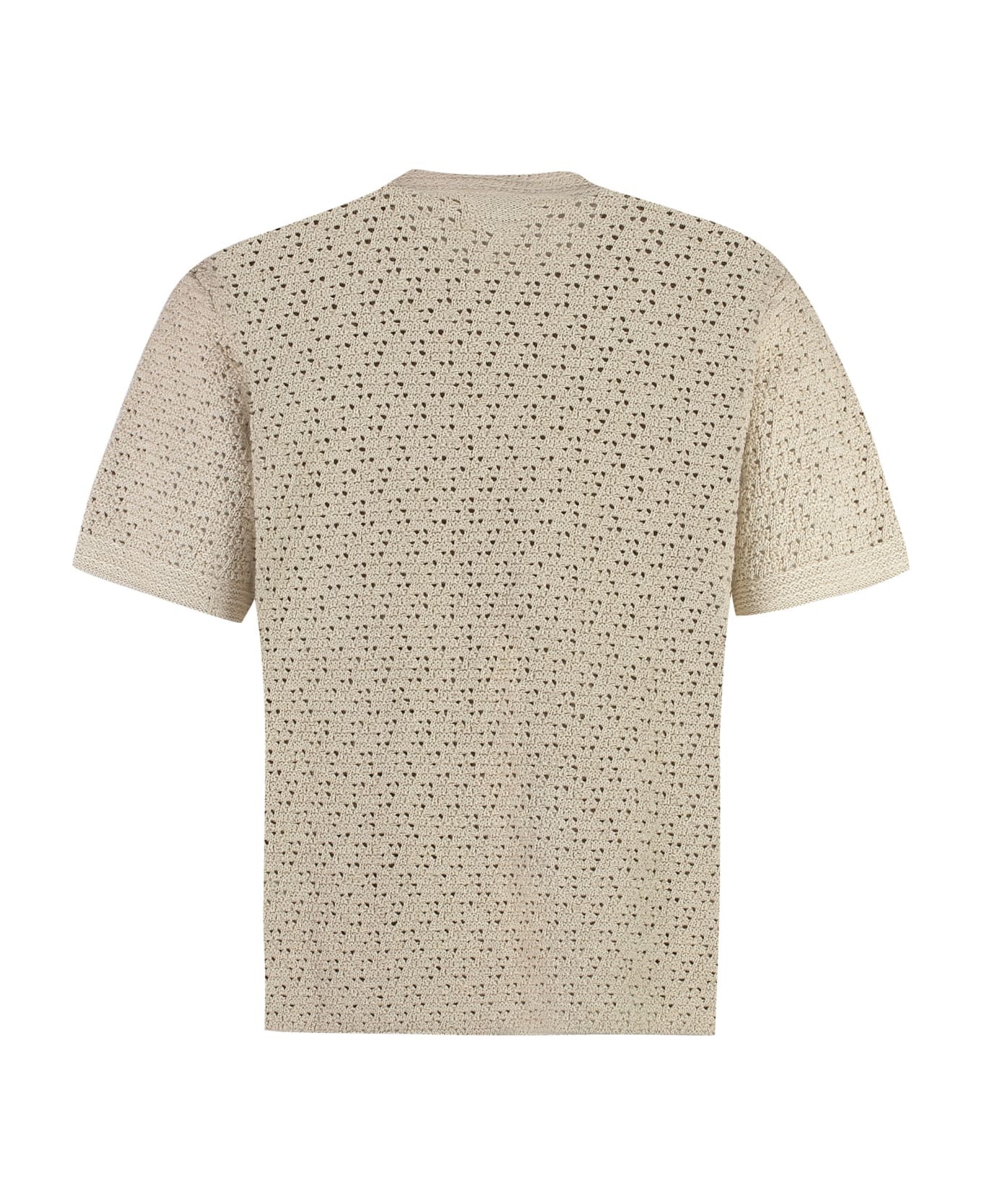 Bottega Veneta Cotton Knit T-shirt - Sand シャツ