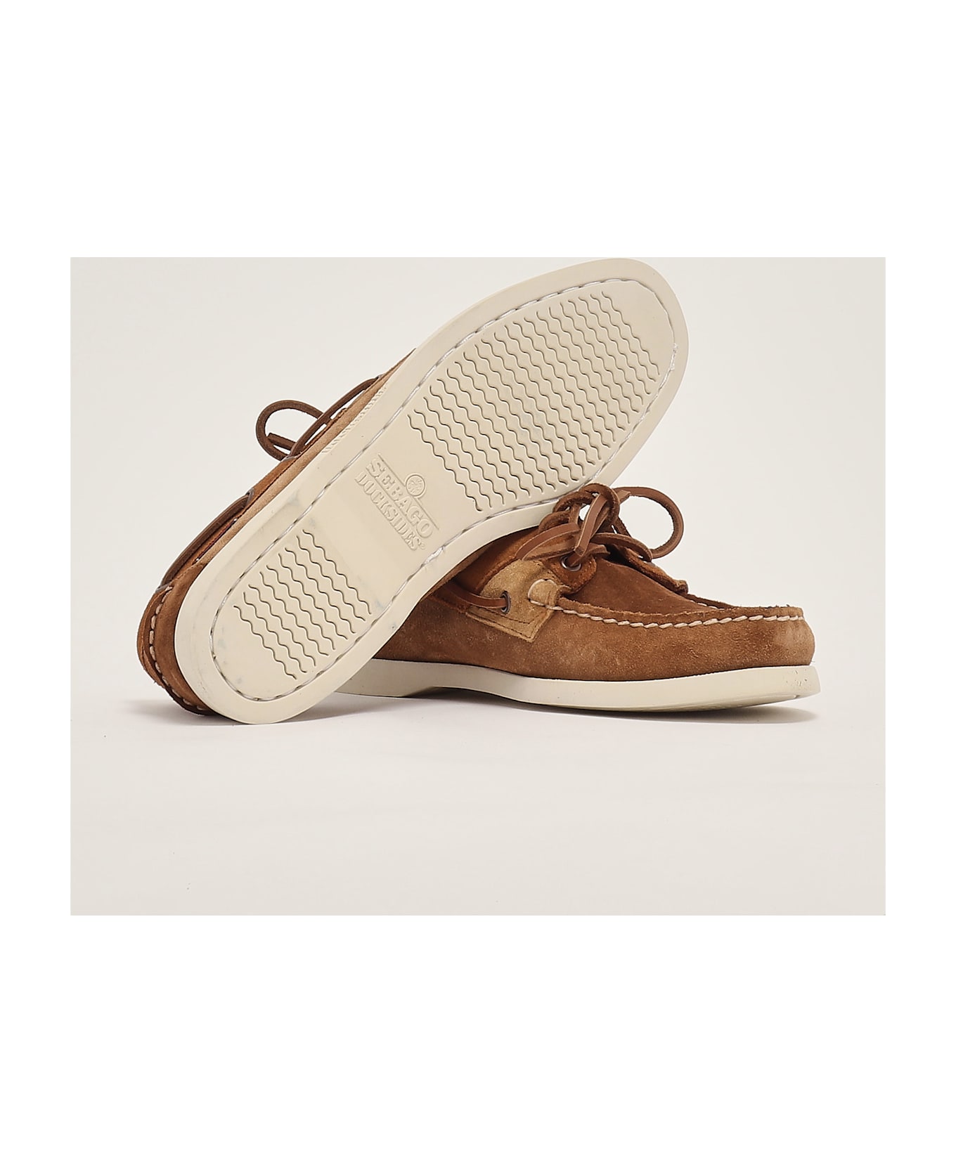 Sebago Rossisland Jib Shadow Loafers - COGNAC