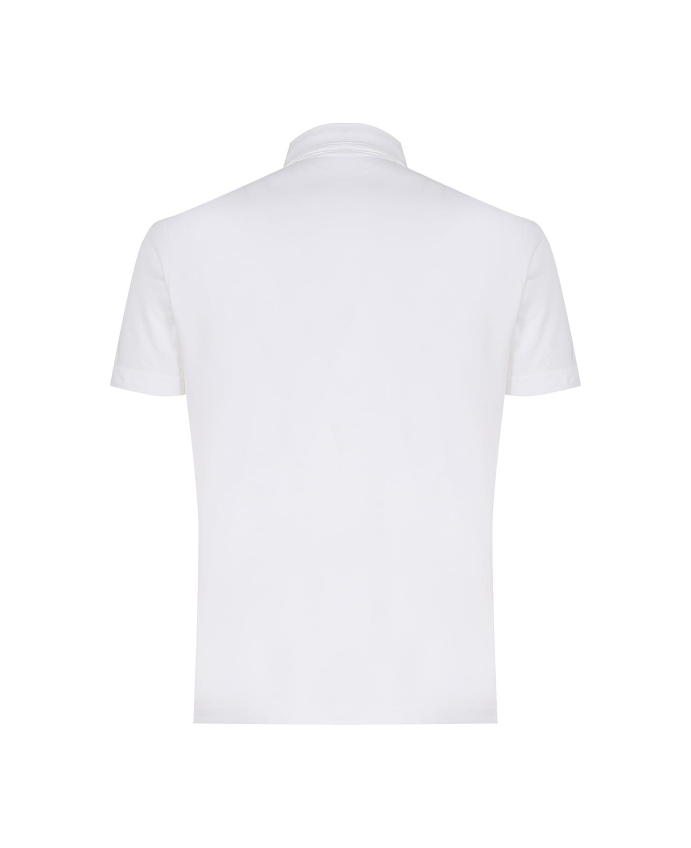 Zanone Pure Cotton Polo - White