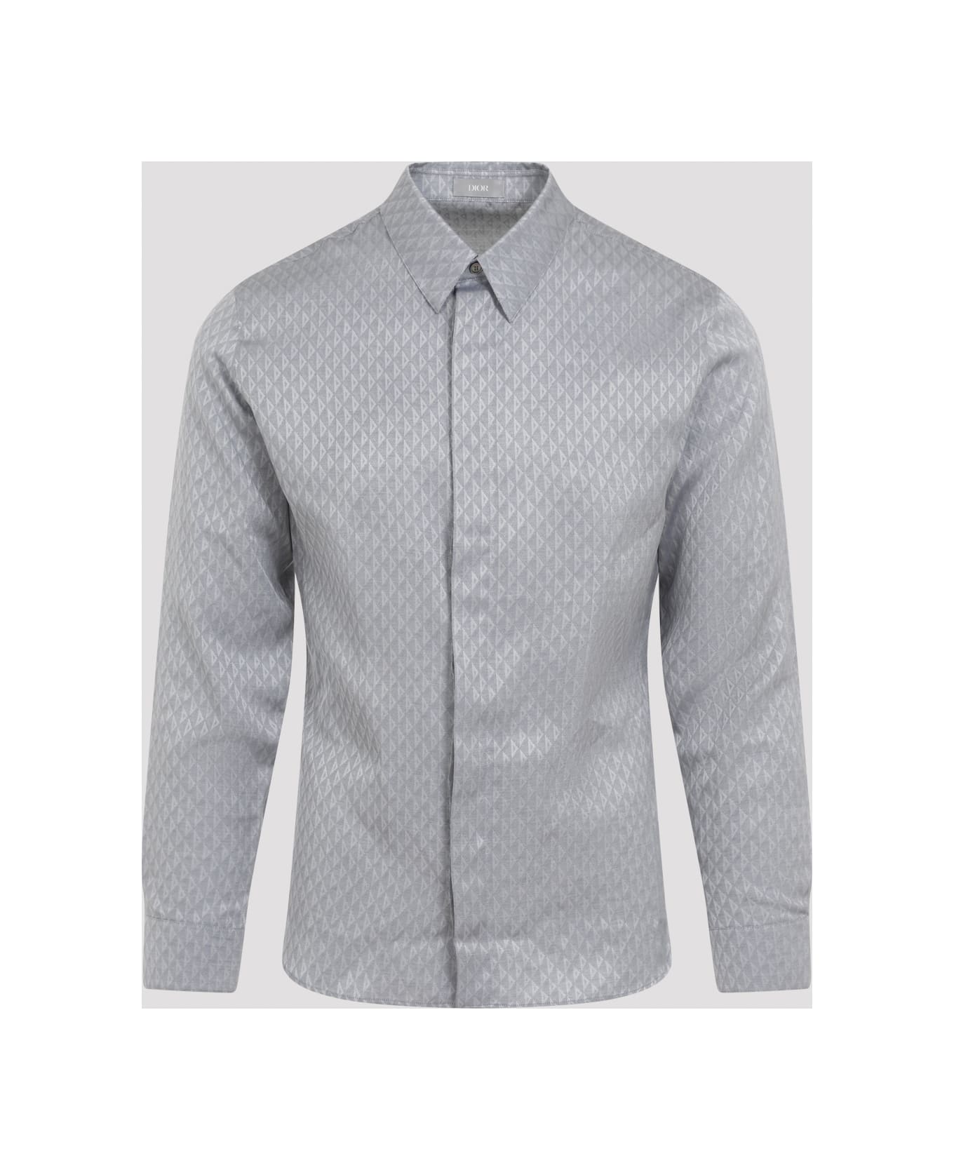 Dior Homme Silk Long Sleeves Shirt - Gris