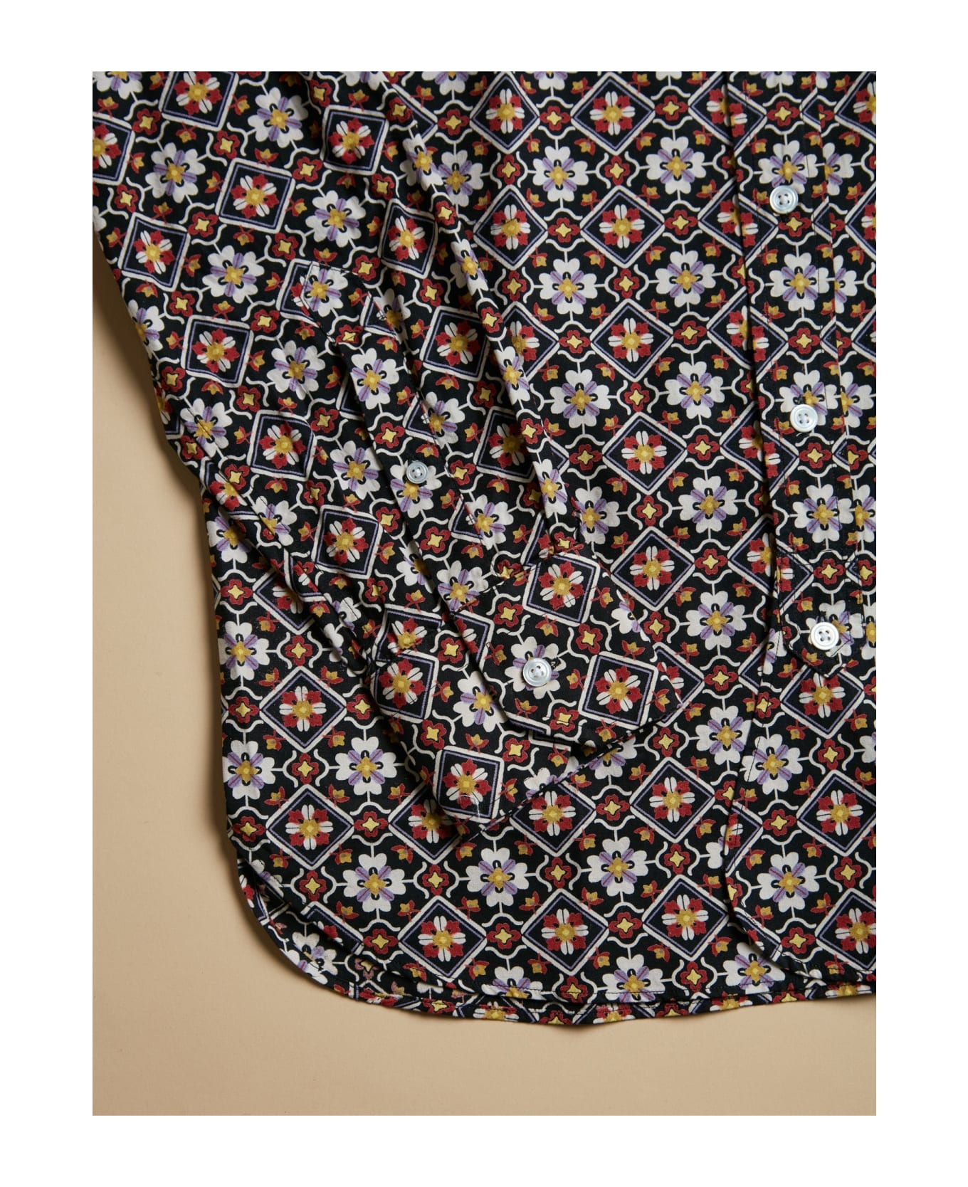 doppiaa Aasolo Floral Pattern Shirt
