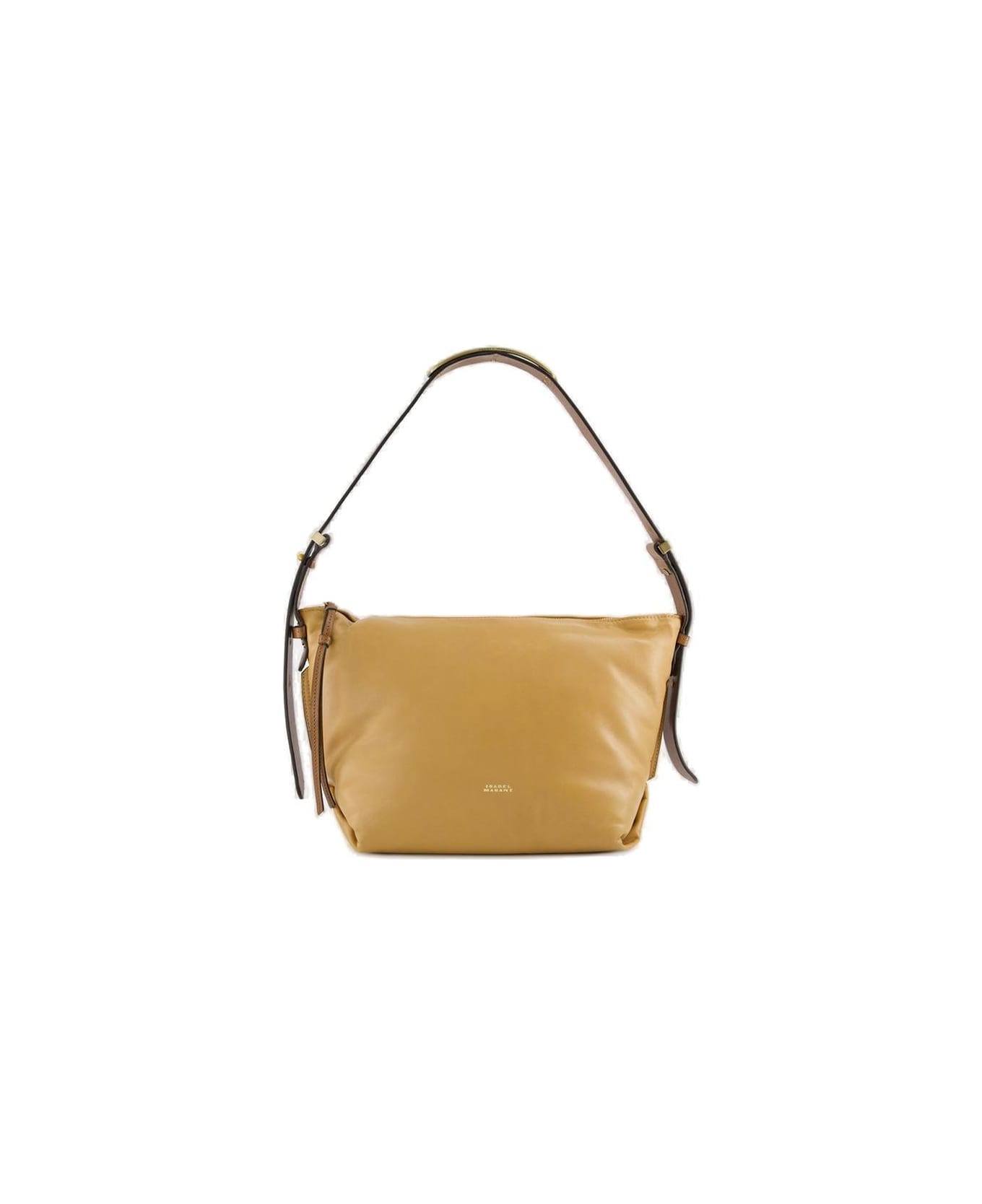 Isabel Marant Leyden Zipped Shoulder Bag - BEIGE
