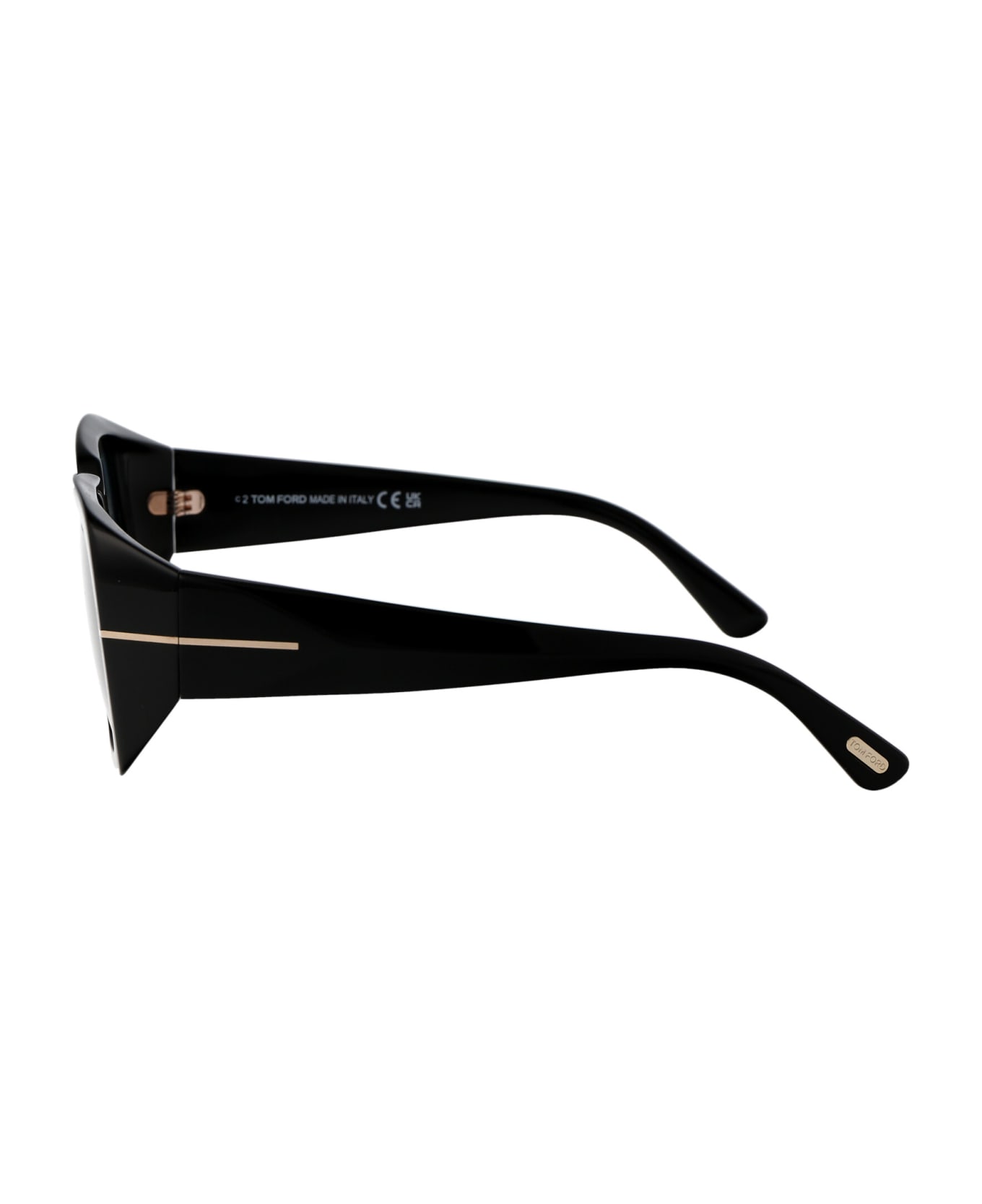 Tom Ford Eyewear Ryder-02 Sunglasses - 01V Nero Lucido / Blu