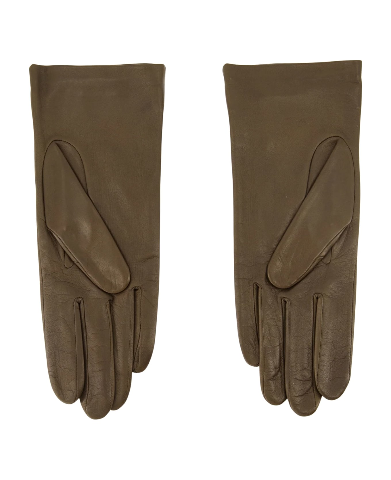 Ami Alexandre Mattiussi Ami De Coeur Gloves - Brown