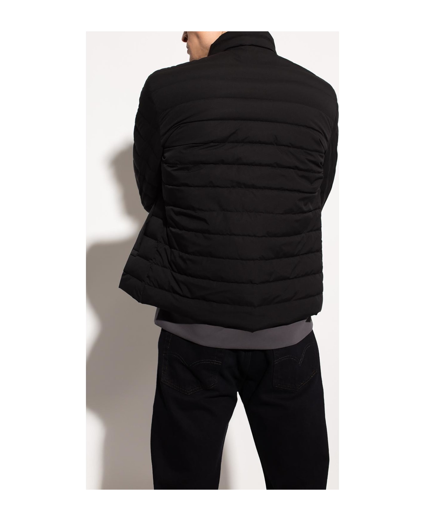 Emporio Armani Quilted Jacket - Black
