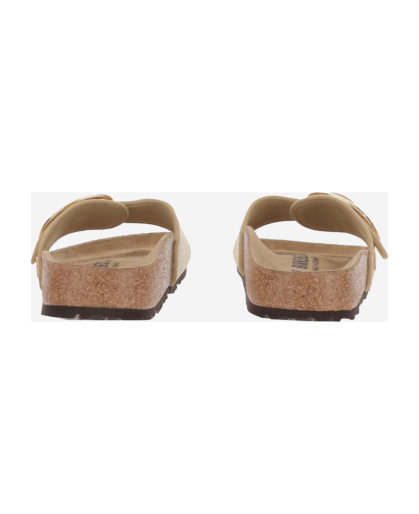 Birkenstock Madrid Big Buckle Sandals - Natural