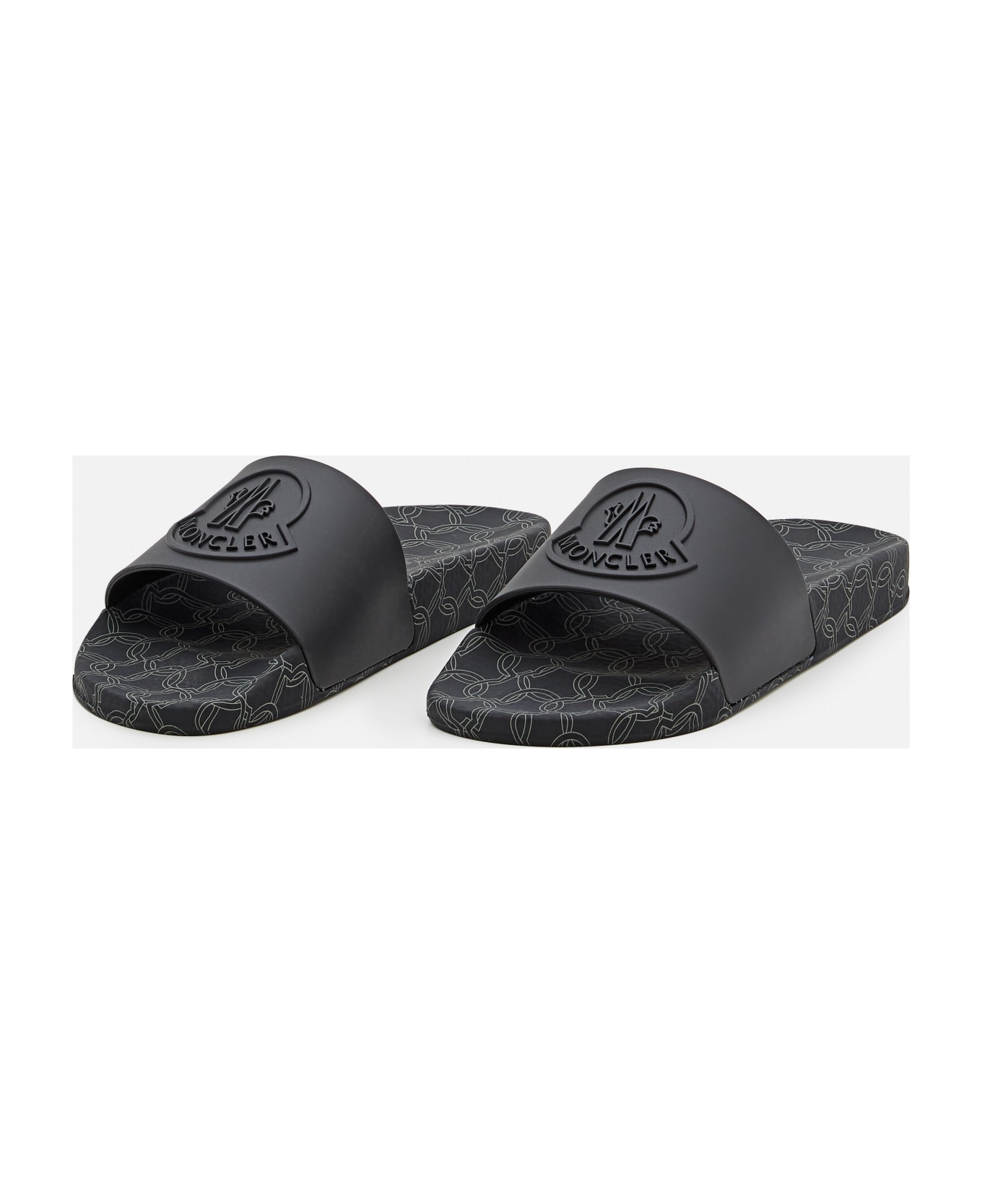 Moncler Jeanne Slides Shoes - Black