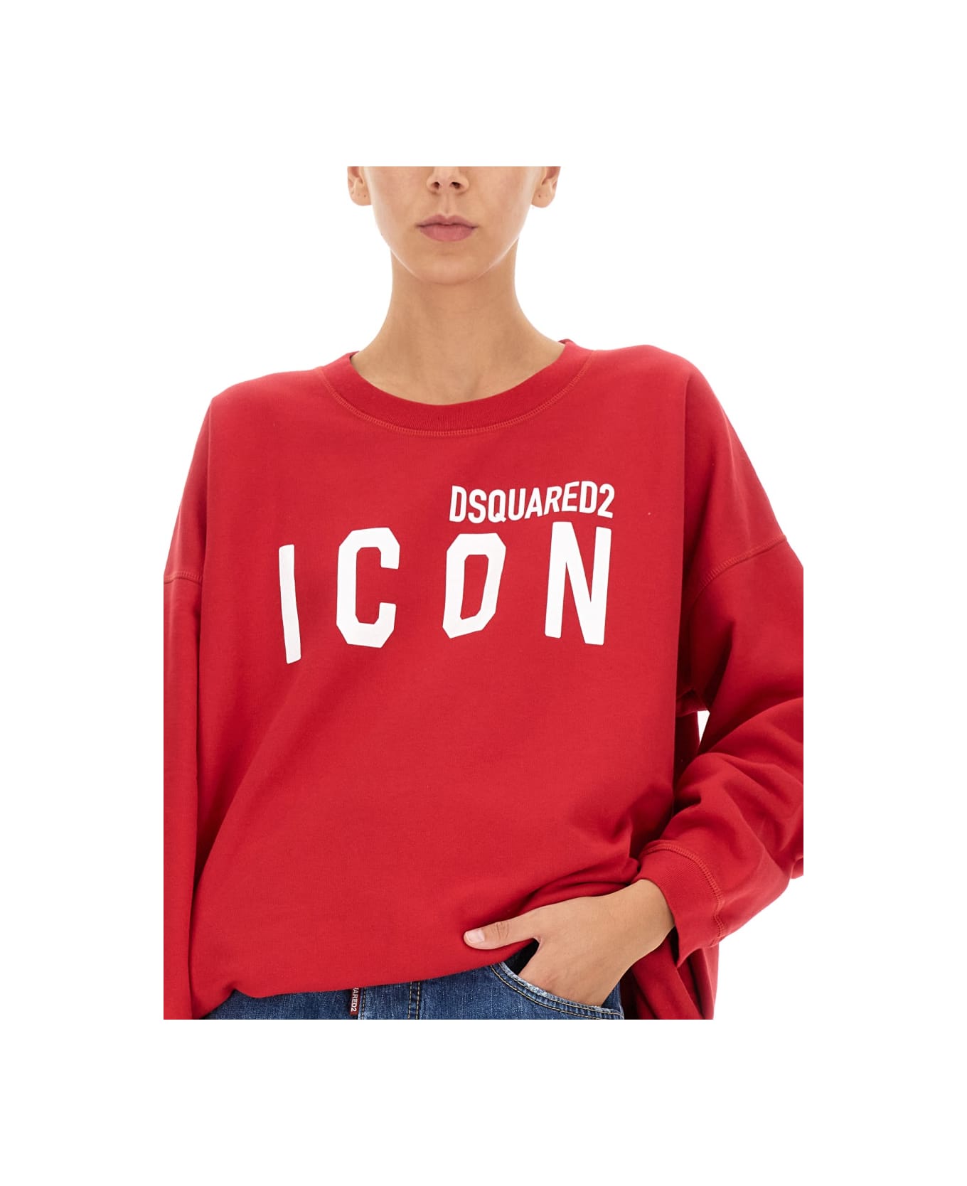 Dsquared2 "icon" Sweatshirt - RED