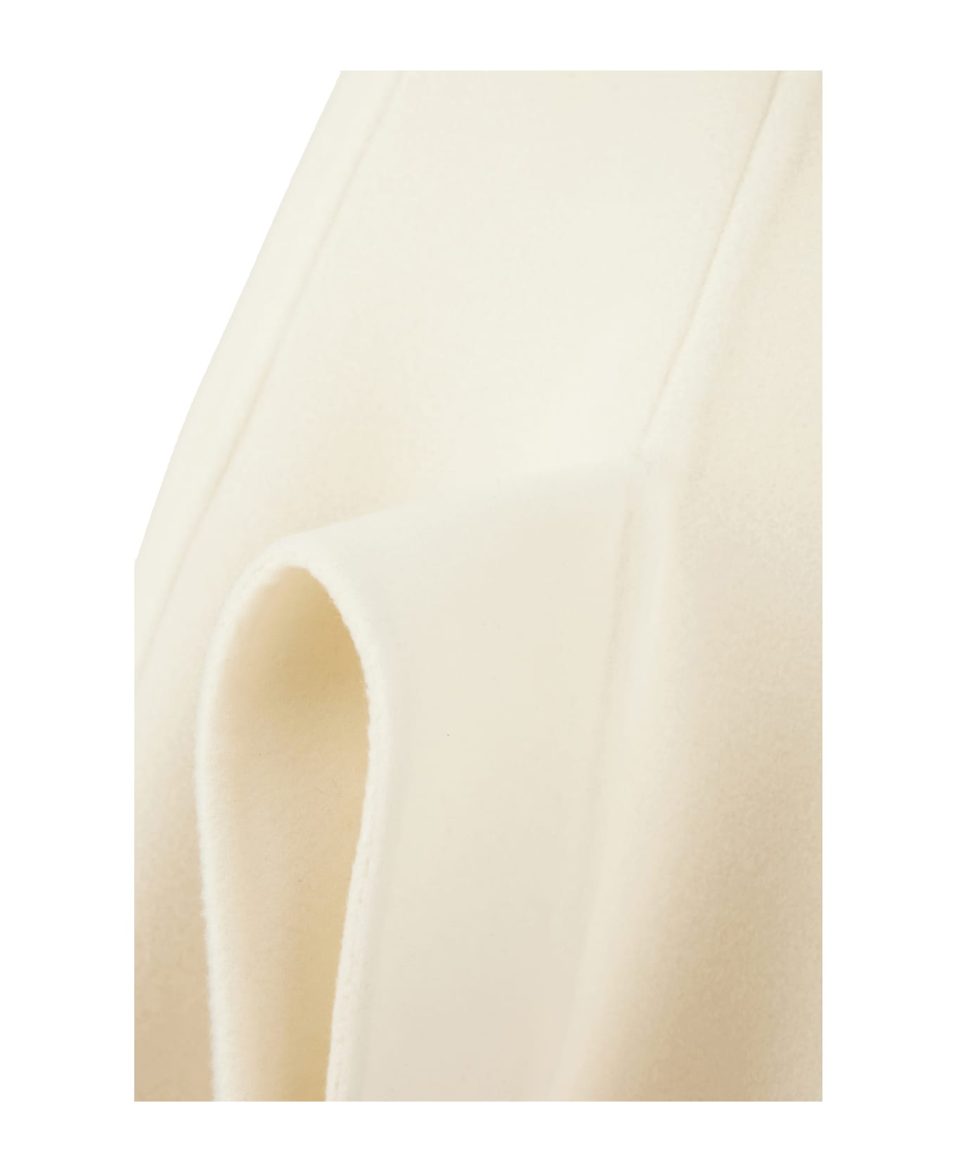 Max Mara Ivory Cashmere Coat - Bianco