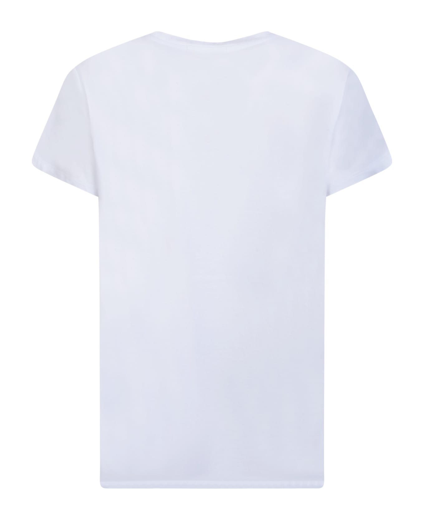 14 Bros Chest Logo White T-shirt - White シャツ