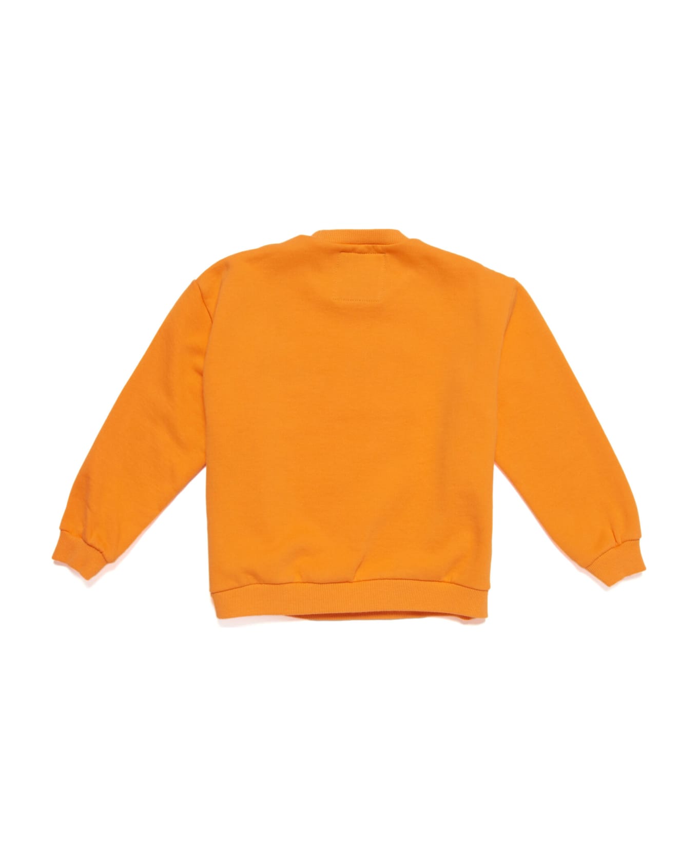 MYAR Mys2u Sweat-shirt Myar Crew-neck Sweatshirt In Deadstock Orange Fabric With Logo On The Front - Light orange