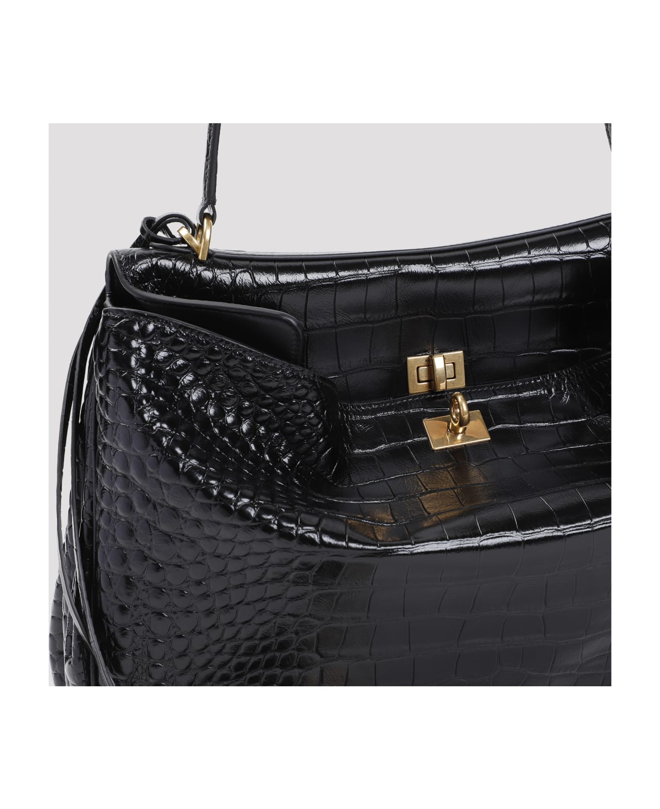 Balenciaga Rodeo Top Handle M Handbag - Black