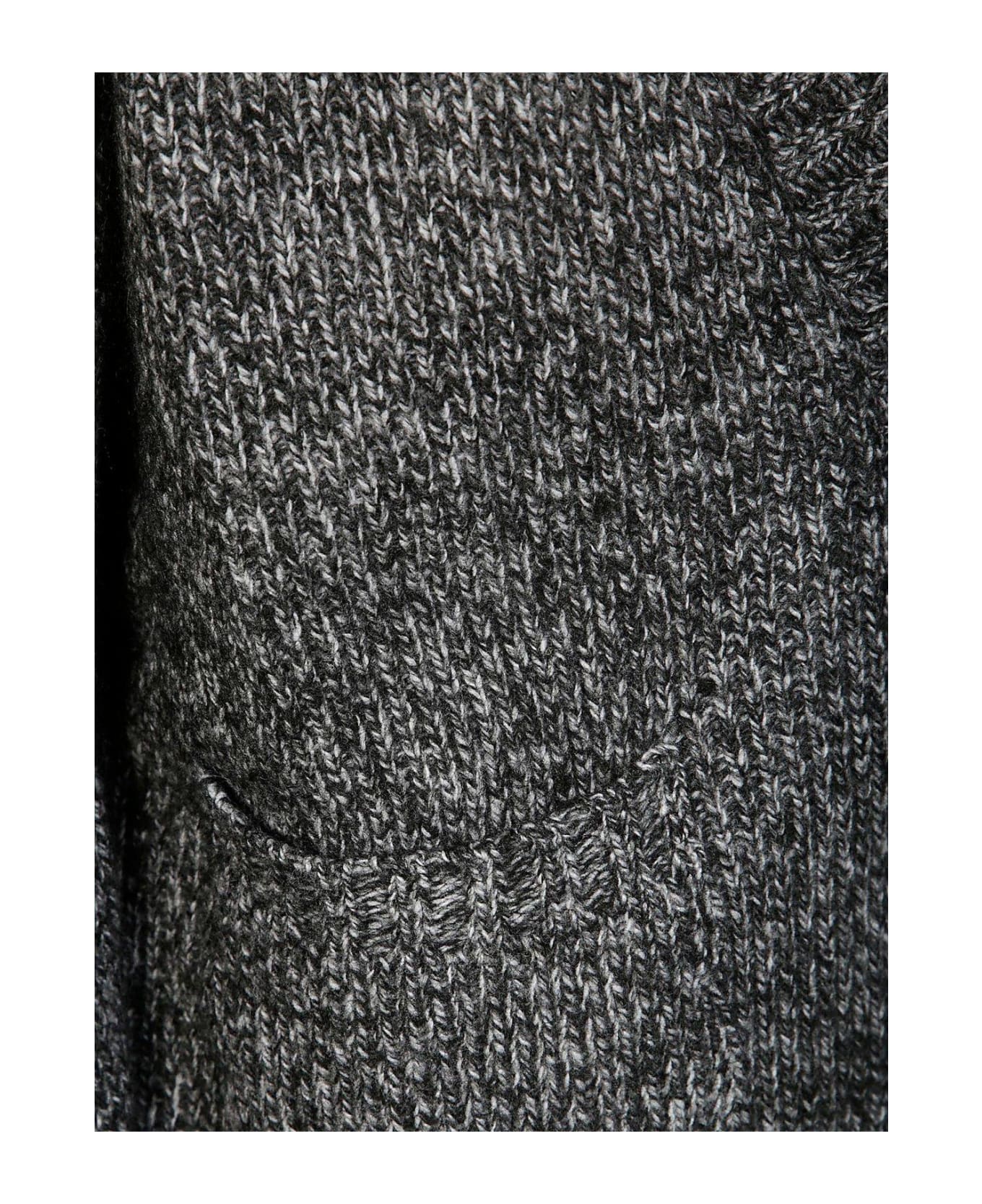 Pinko Erbaceo V-neck Knitted Cardigan - Grey
