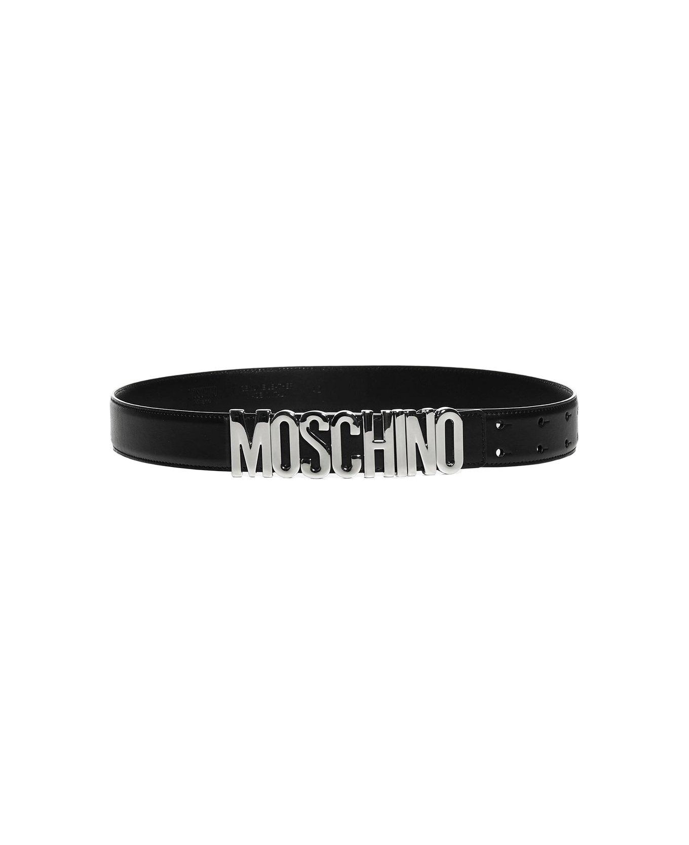 Moschino Lettering Logo Belt - 3555