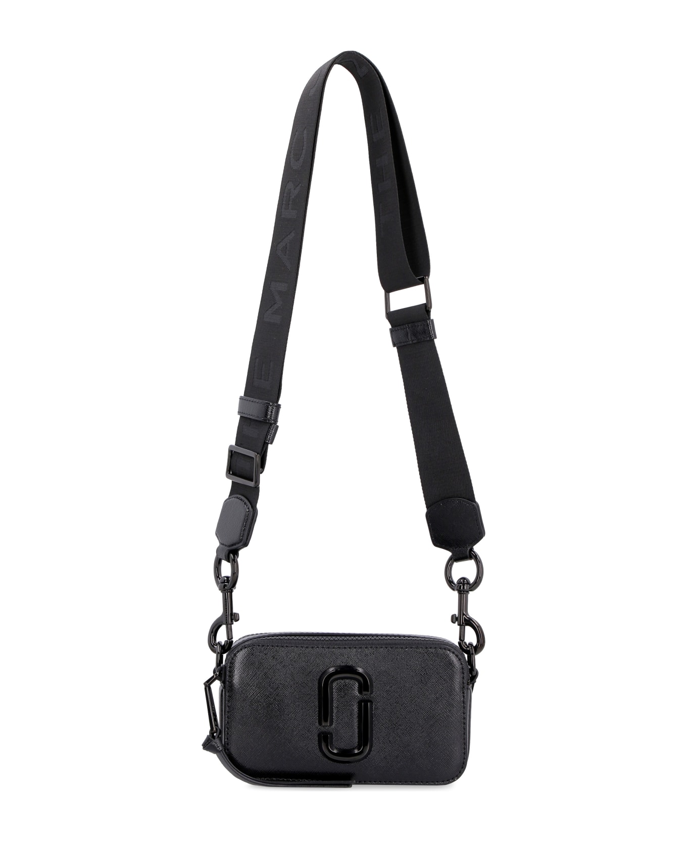 Marc Jacobs The Snapshot Leather Shoulder Bag - Black ベルトバッグ