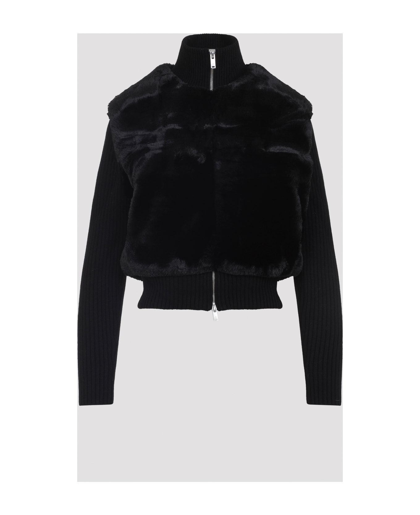 Moose Knuckles Dua Bunny Sweater - Black