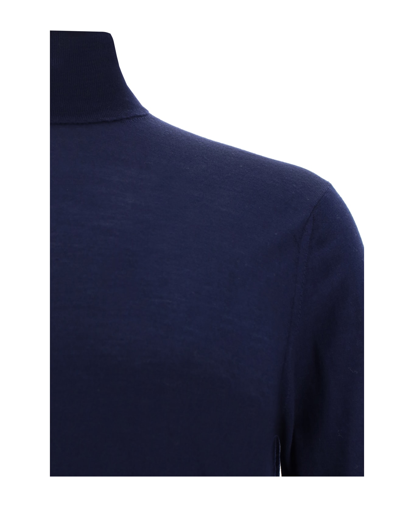 Cruciani Turtleneck Sweater - Navy ニットウェア