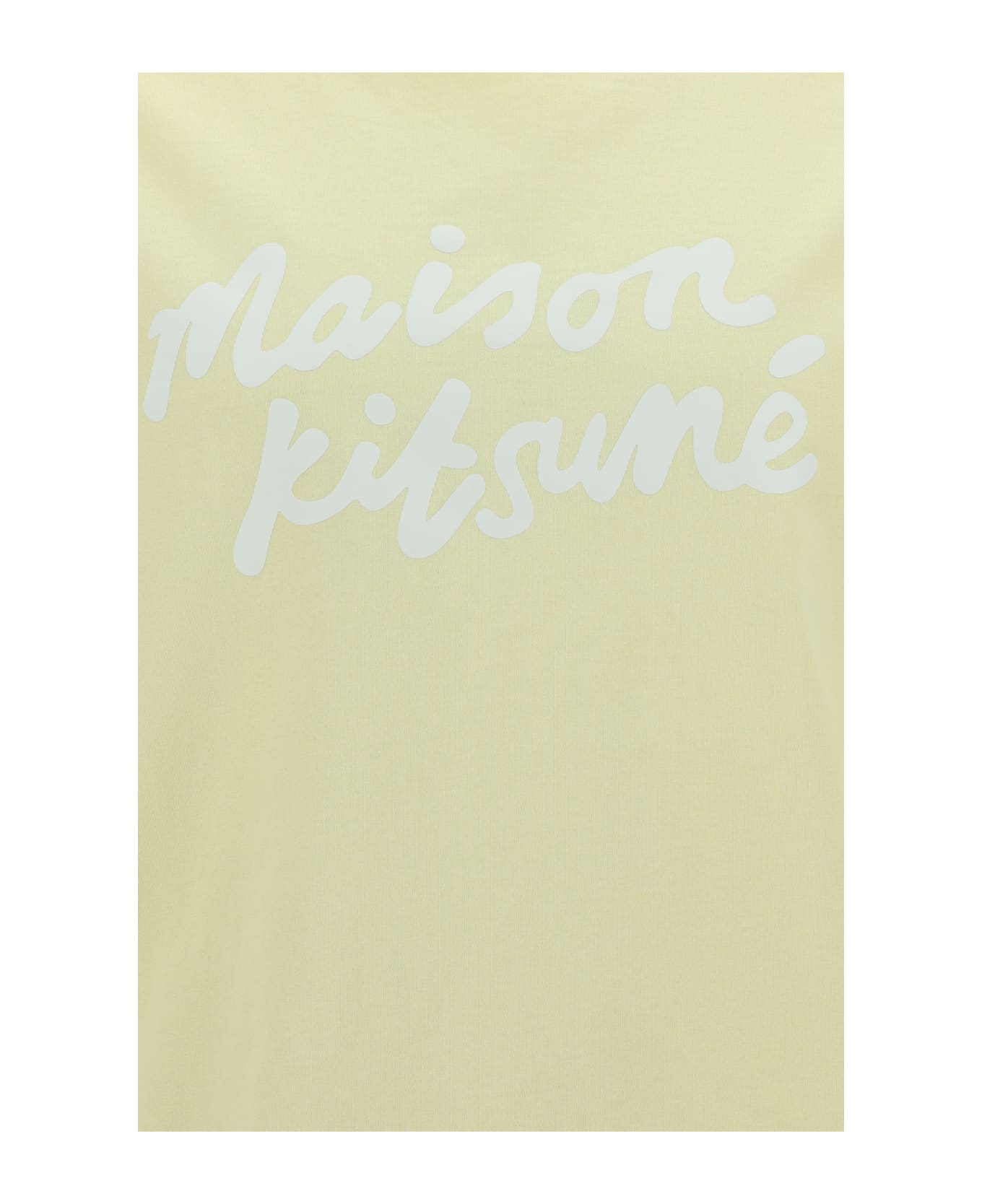 Maison Kitsuné T-shirt - Chalk Yellow シャツ