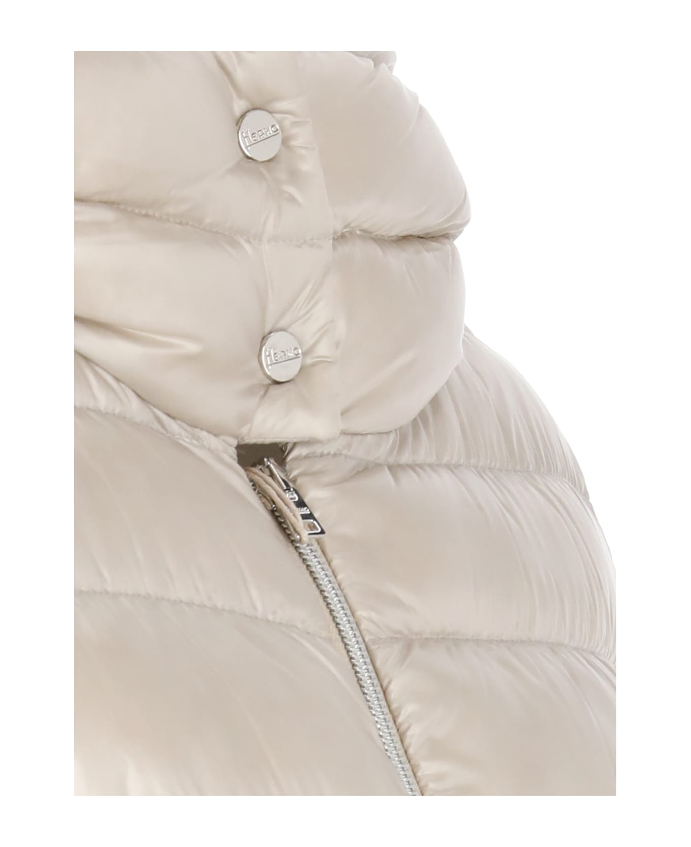 Herno Padded And Quilted Down Jacket - NEUTRALS