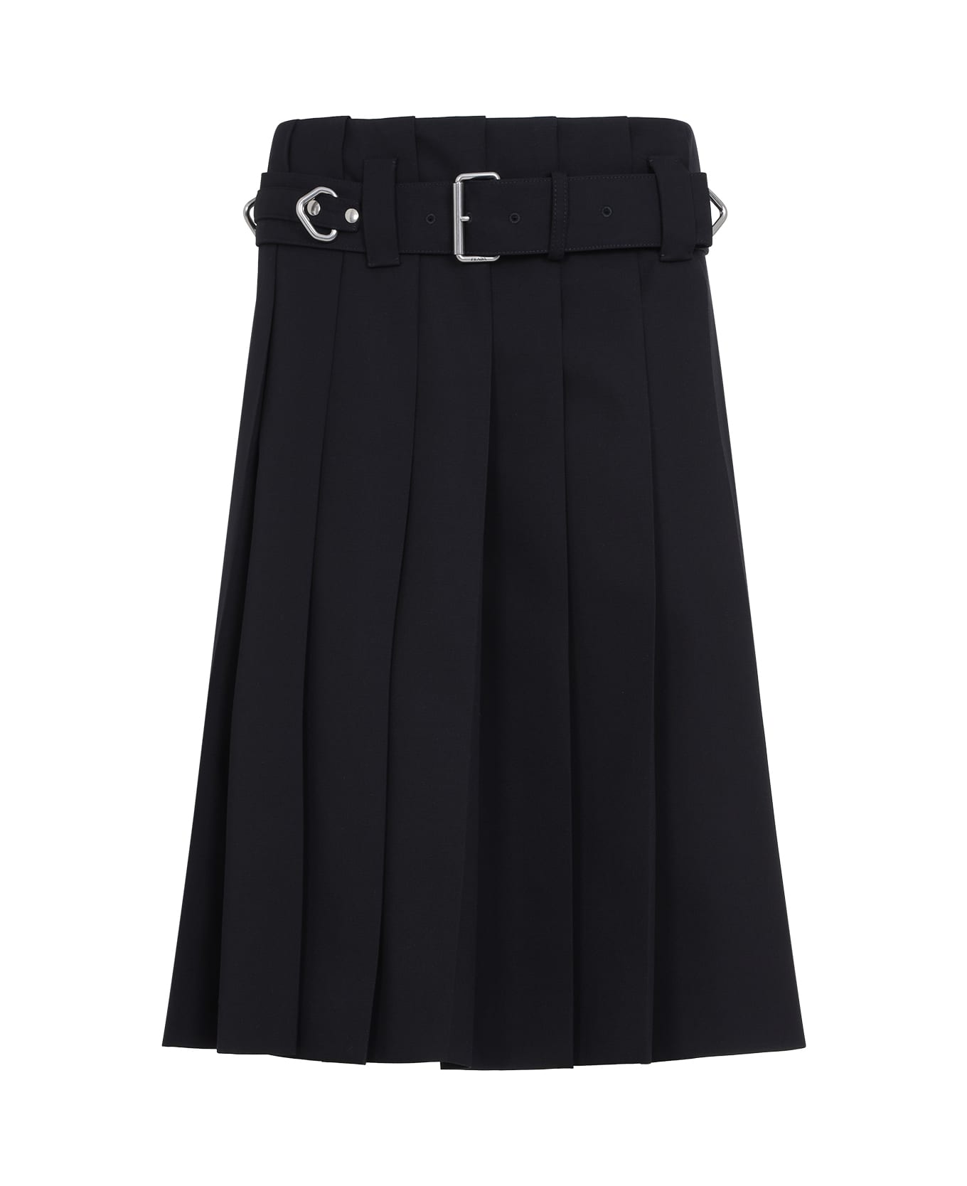 Prada Pleated Skirt - Blue