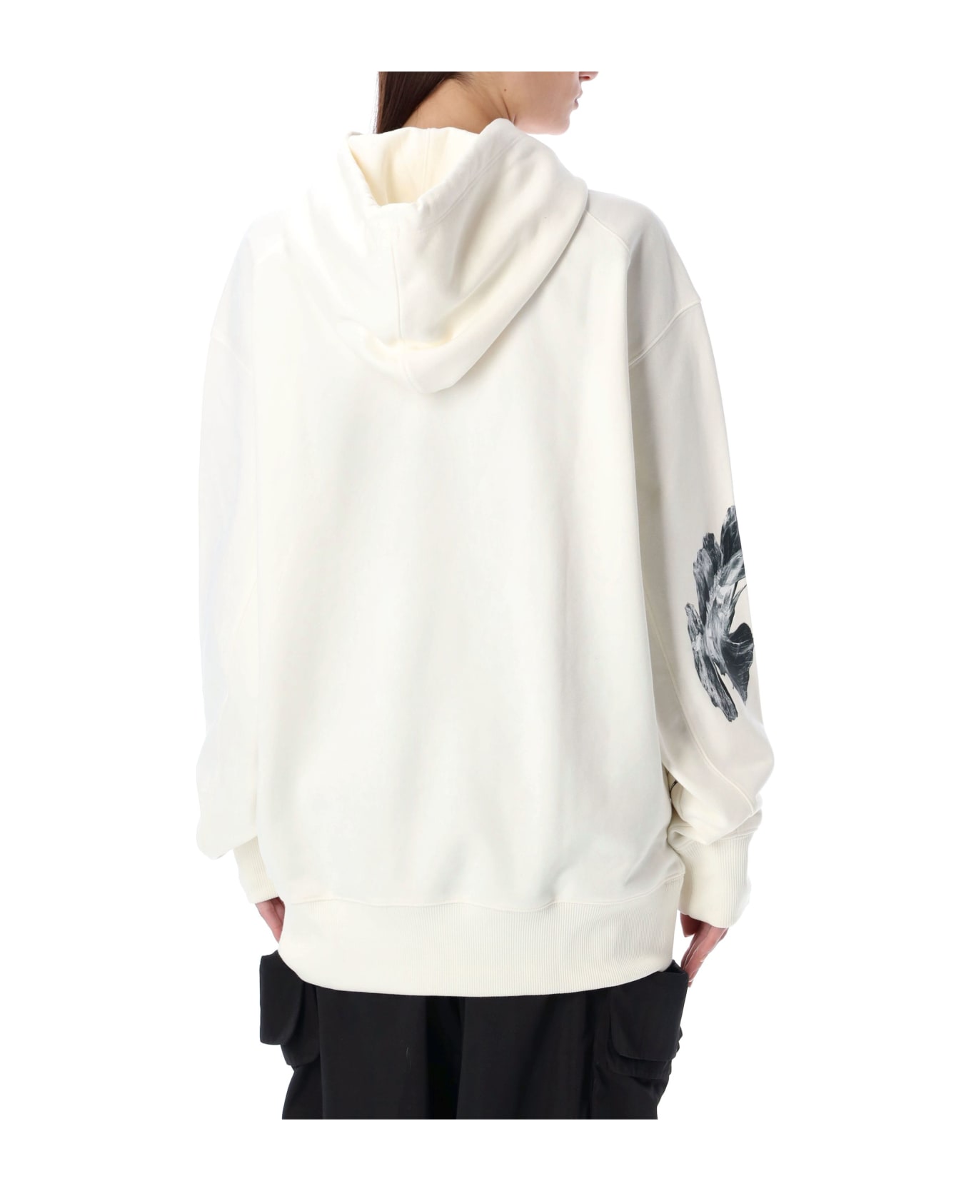 Y-3 Graphich French Terry Hoodie - WHITE フリース