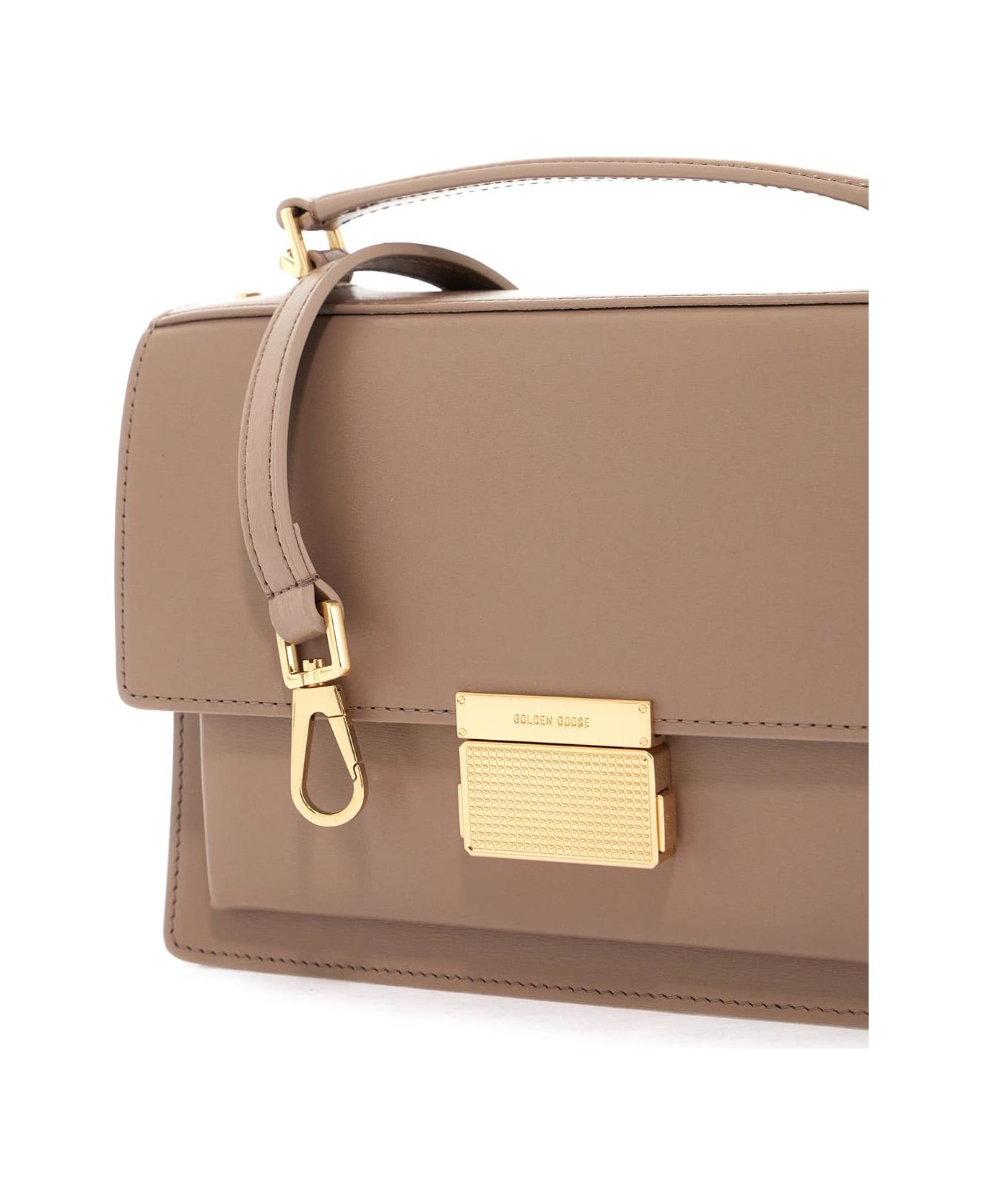 Golden Goose Venezia Leather Crossbody Bag - Beige